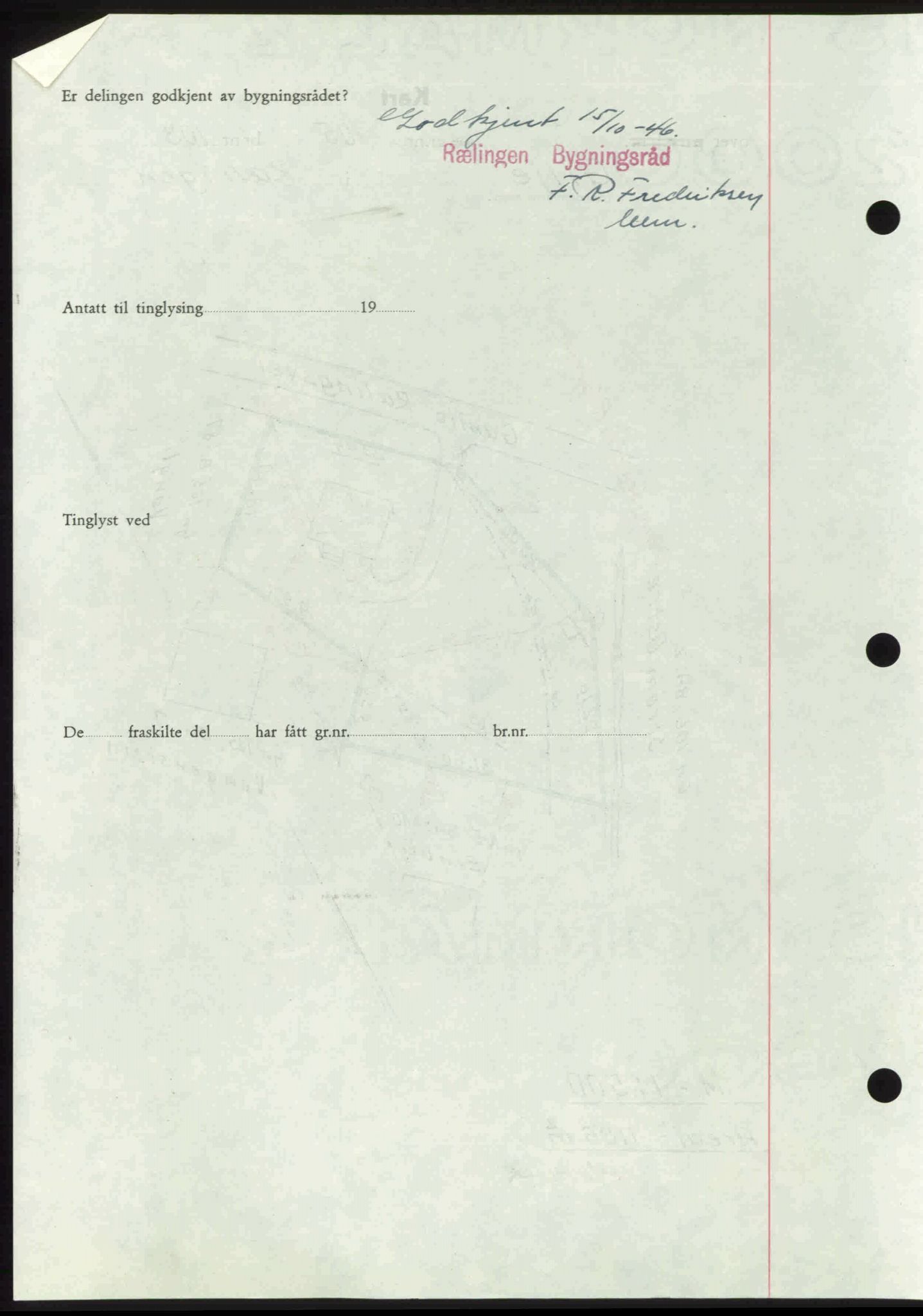 Nedre Romerike sorenskriveri, AV/SAO-A-10469/G/Gb/Gbd/L0017: Mortgage book no. 17, 1946-1946, Diary no: : 4034/1946