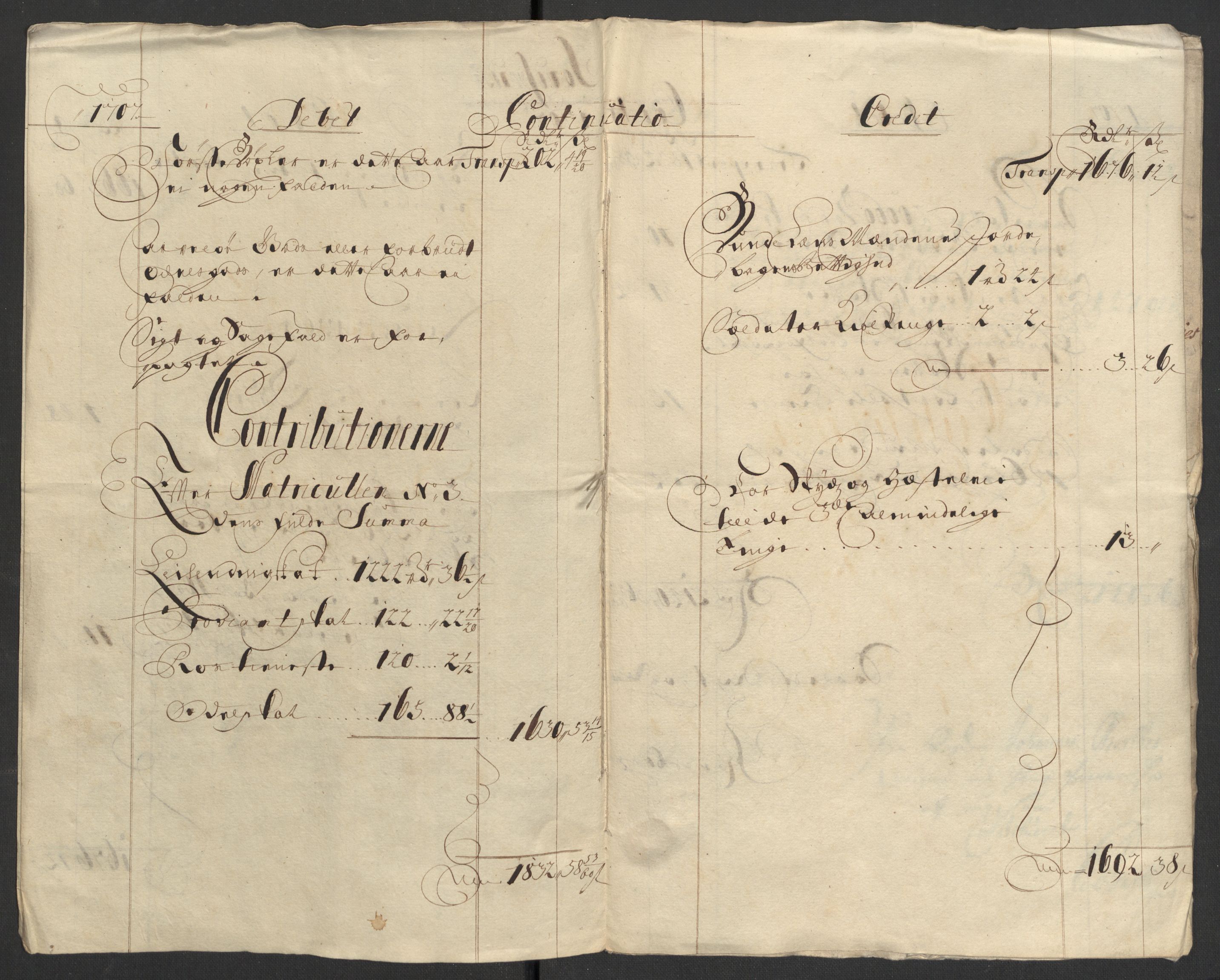 Rentekammeret inntil 1814, Reviderte regnskaper, Fogderegnskap, AV/RA-EA-4092/R24/L1584: Fogderegnskap Numedal og Sandsvær, 1707-1708, p. 5