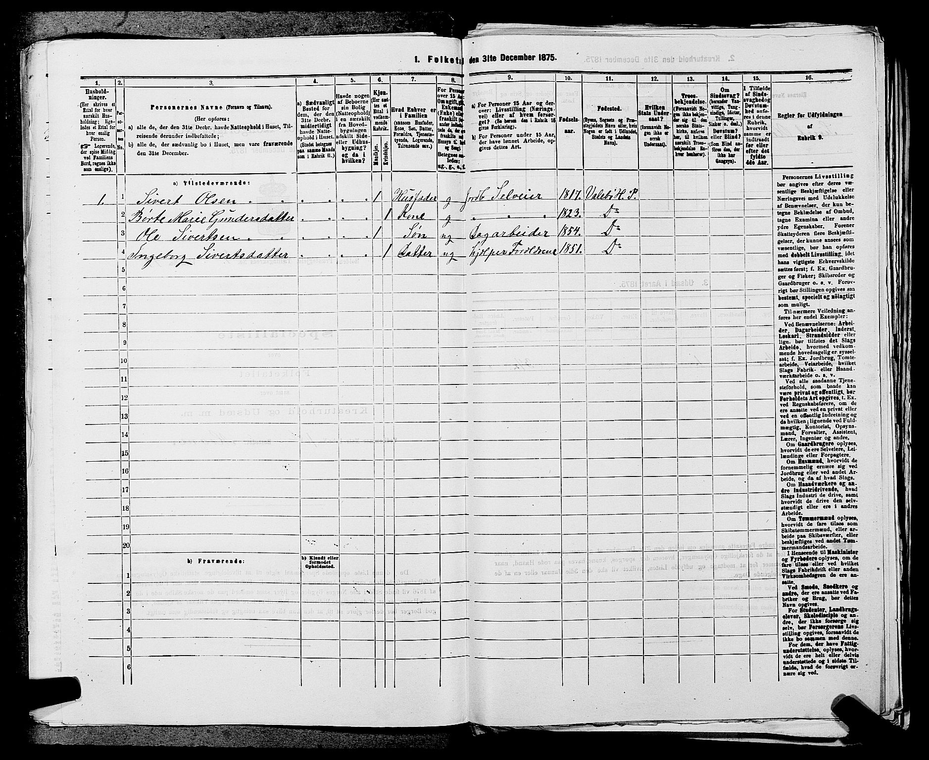 SAKO, 1875 census for 0819P Holla, 1875, p. 939