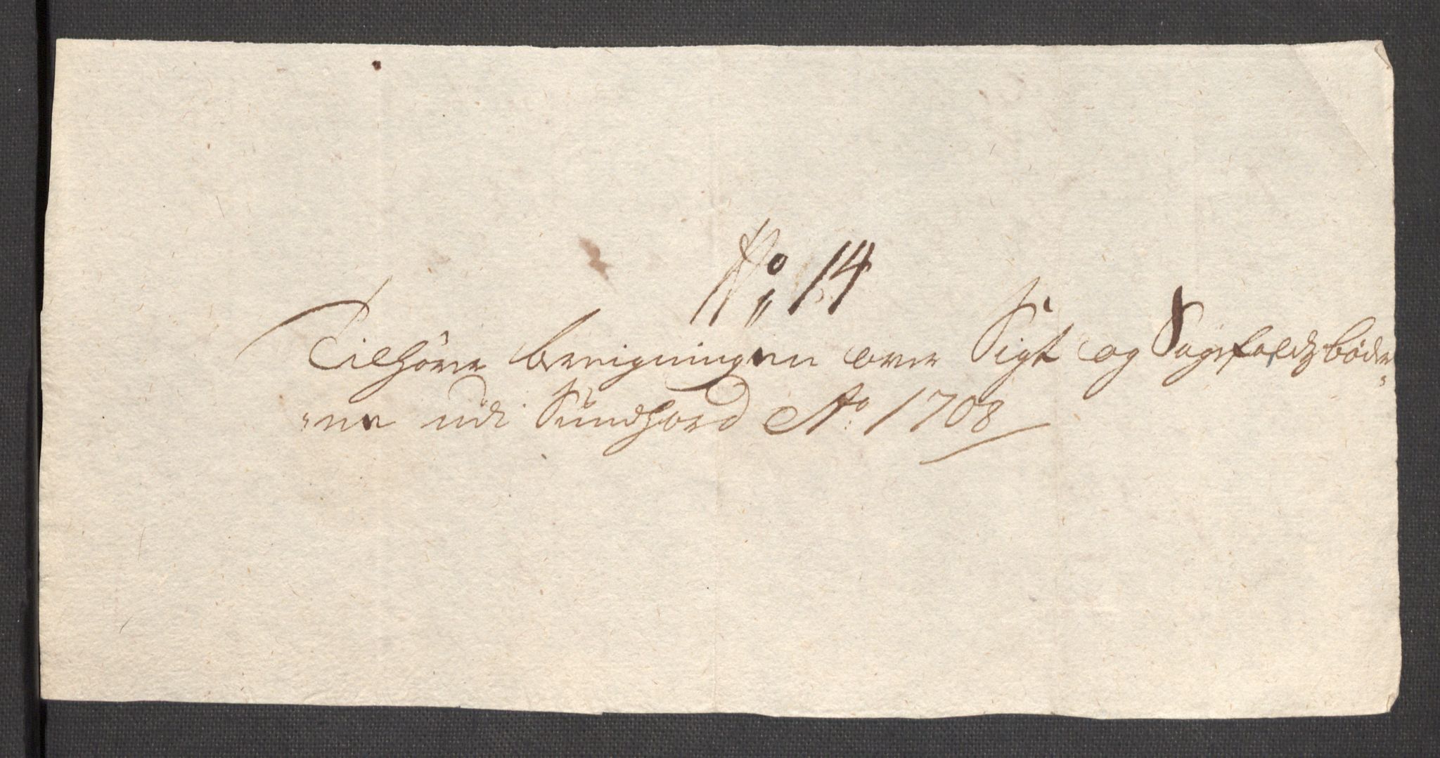 Rentekammeret inntil 1814, Reviderte regnskaper, Fogderegnskap, AV/RA-EA-4092/R48/L2985: Fogderegnskap Sunnhordland og Hardanger, 1708, p. 86