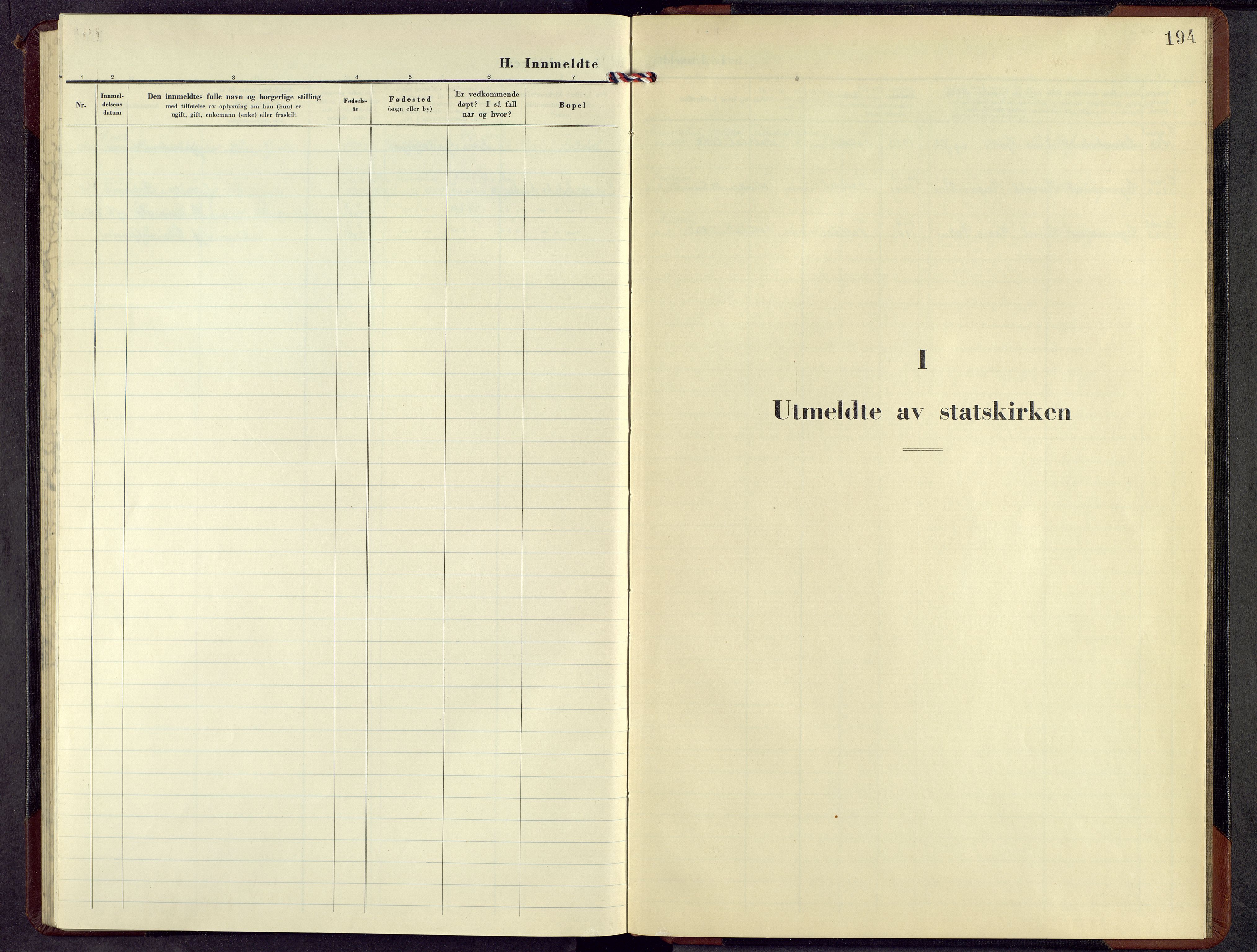 Alvdal prestekontor, SAH/PREST-060/H/Ha/Hab/L0010: Parish register (copy) no. 10, 1947-1965, p. 193b-194a