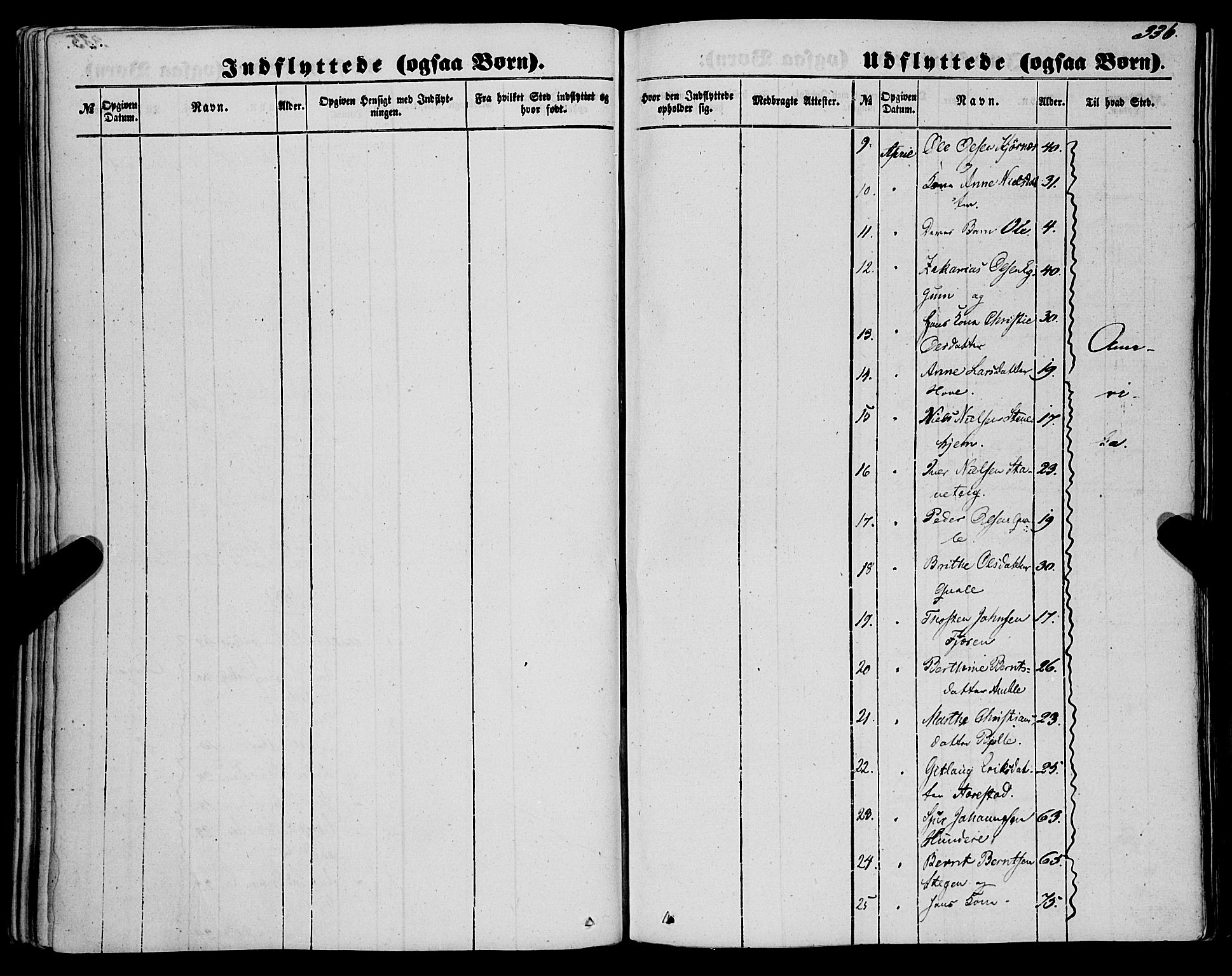 Sogndal sokneprestembete, SAB/A-81301/H/Haa/Haaa/L0012II: Parish register (official) no. A 12II, 1847-1877, p. 336