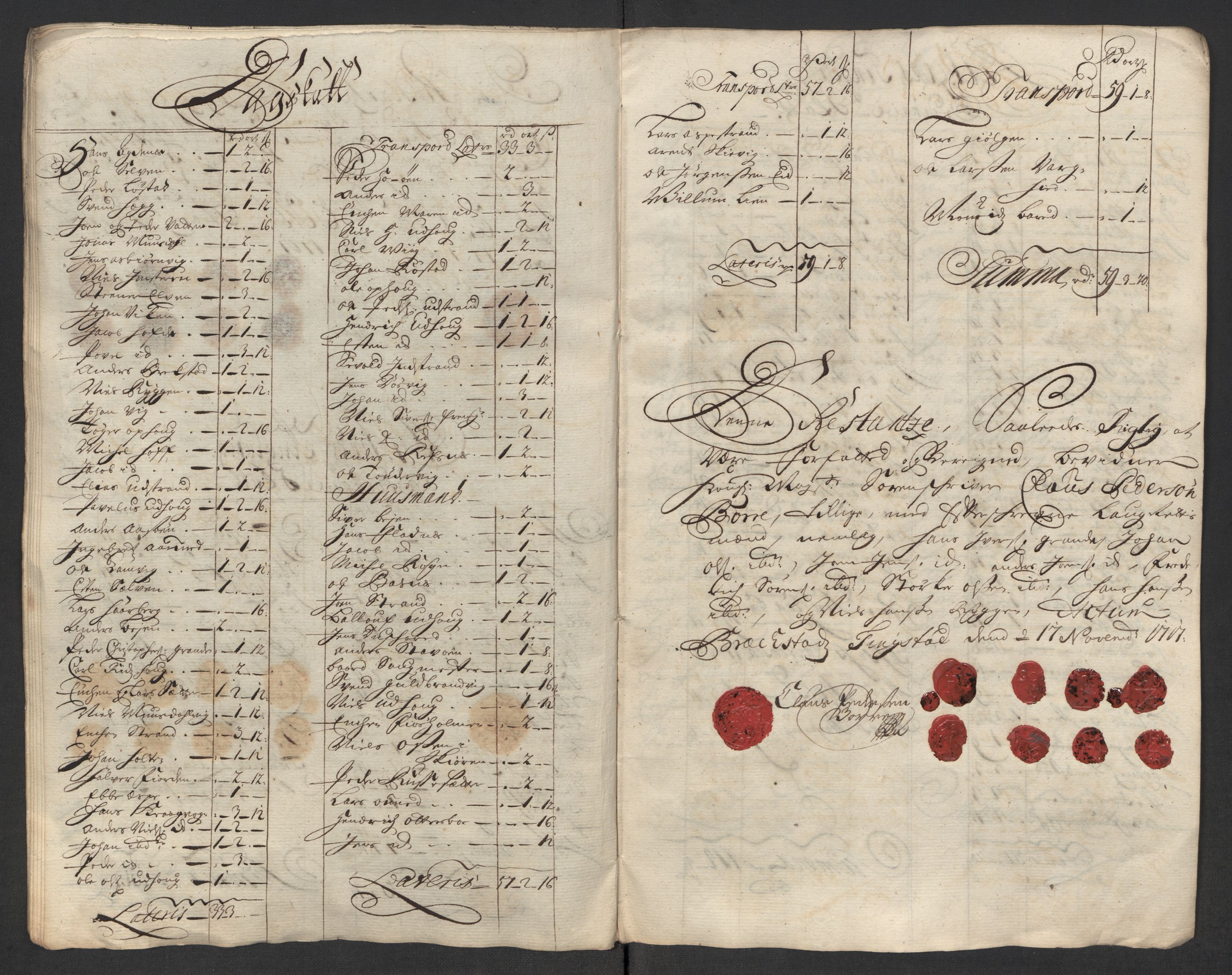 Rentekammeret inntil 1814, Reviderte regnskaper, Fogderegnskap, RA/EA-4092/R57/L3865: Fogderegnskap Fosen, 1717, p. 239