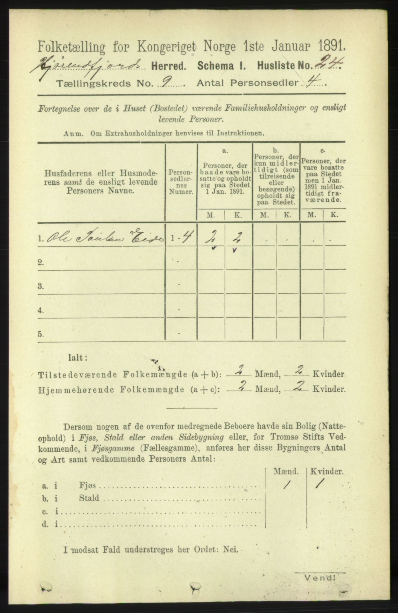 RA, 1891 census for 1522 Hjørundfjord, 1891, p. 2190