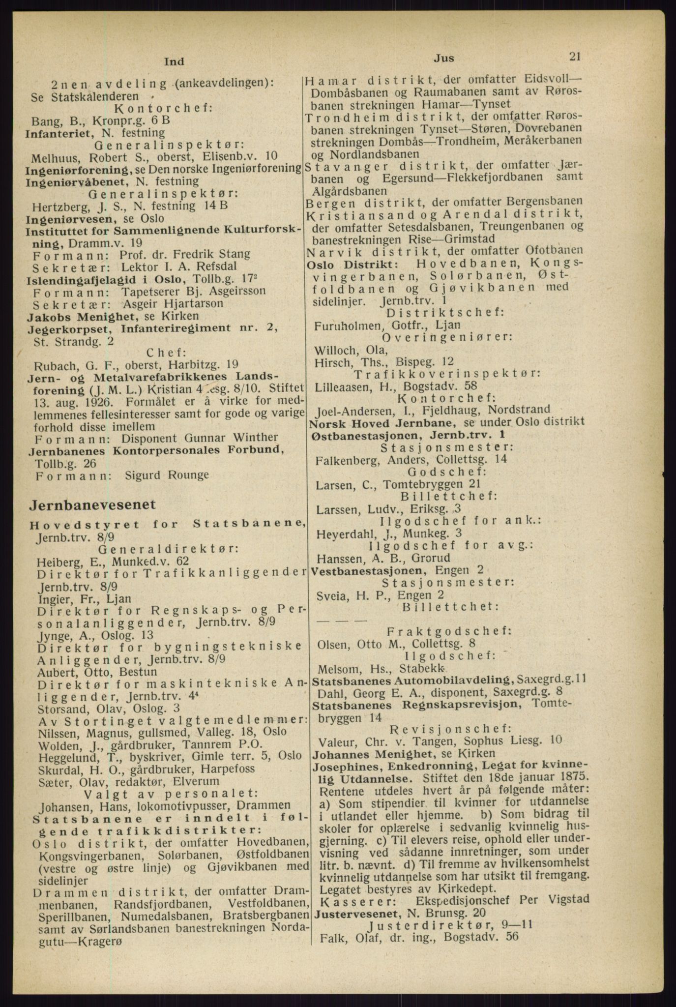 Kristiania/Oslo adressebok, PUBL/-, 1933, p. 21