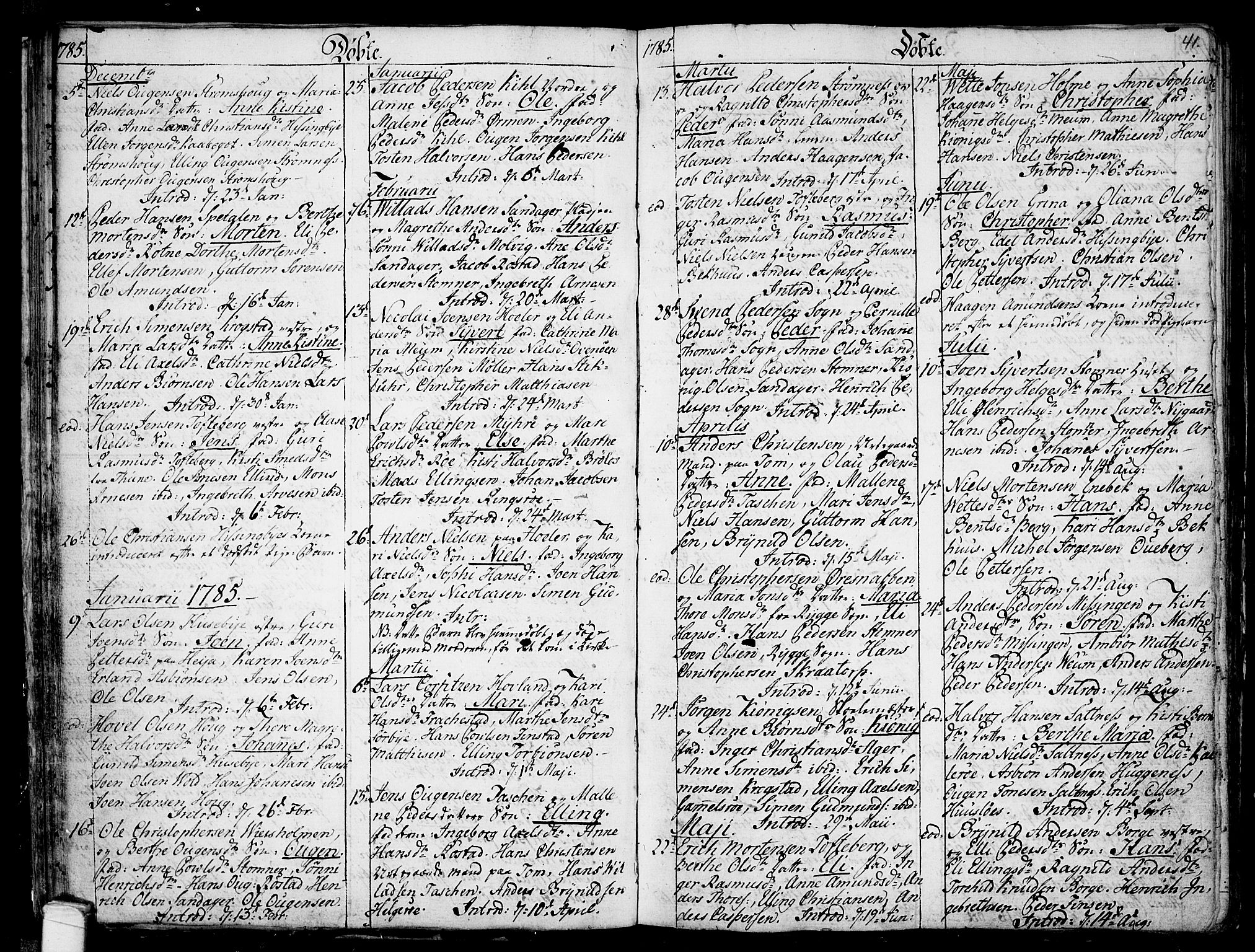 Råde prestekontor kirkebøker, AV/SAO-A-2009/F/Fa/L0002: Parish register (official) no. 2, 1762-1806, p. 41