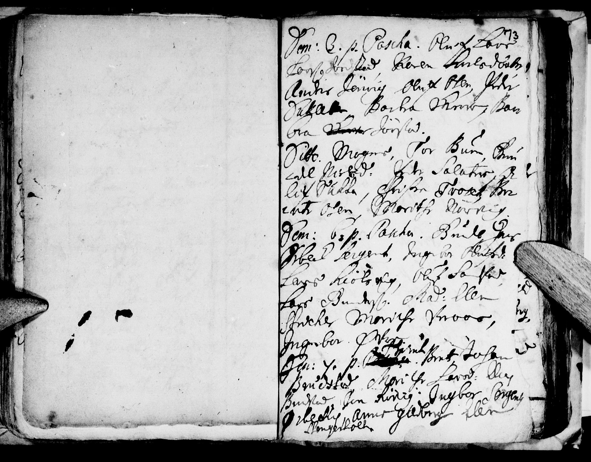 Ministerialprotokoller, klokkerbøker og fødselsregistre - Nord-Trøndelag, SAT/A-1458/722/L0214: Parish register (official) no. 722A01, 1692-1718, p. 73