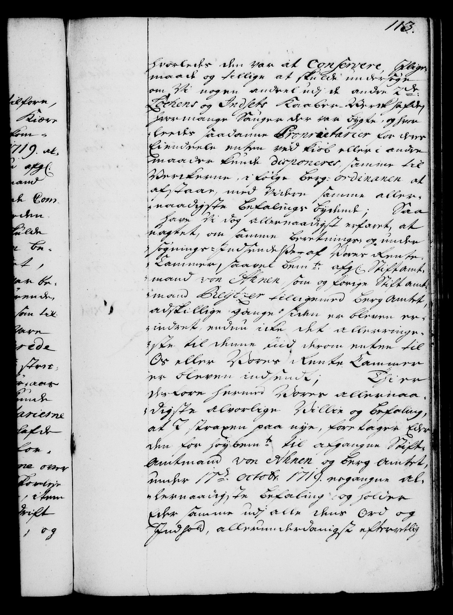 Rentekammeret, Kammerkanselliet, AV/RA-EA-3111/G/Gg/Gga/L0004: Norsk ekspedisjonsprotokoll med register (merket RK 53.4), 1734-1741, p. 113