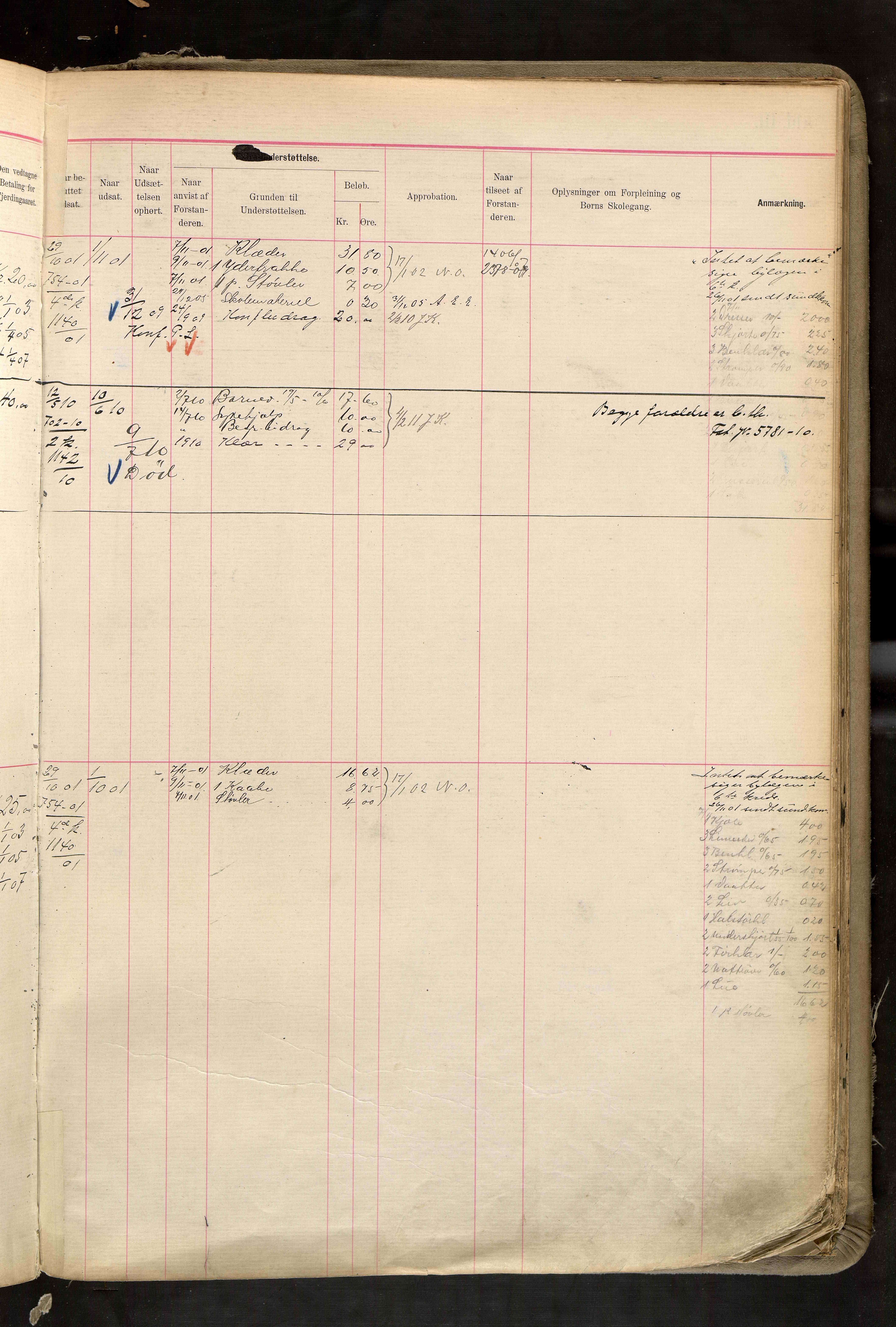 Fattigvesenet, OBA/A-20045/H/Hd/L0006: Manntallsprotokoll. Mnr. 501-1000, 1897-1910, p. 434