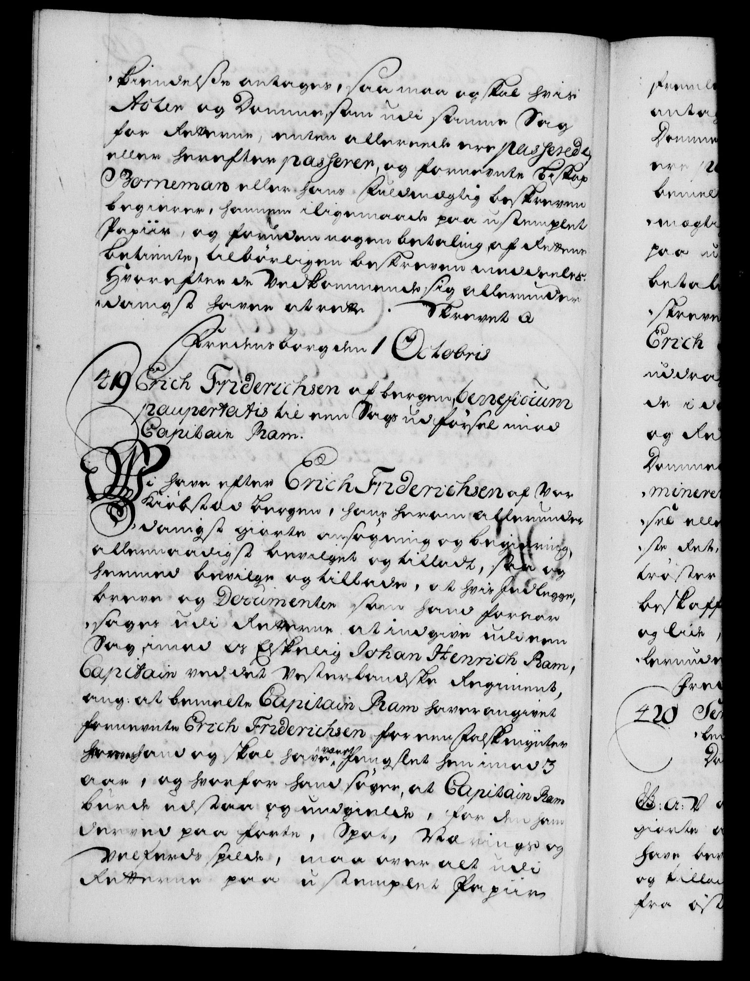 Danske Kanselli 1572-1799, AV/RA-EA-3023/F/Fc/Fca/Fcaa/L0028: Norske registre, 1733-1734, p. 619b