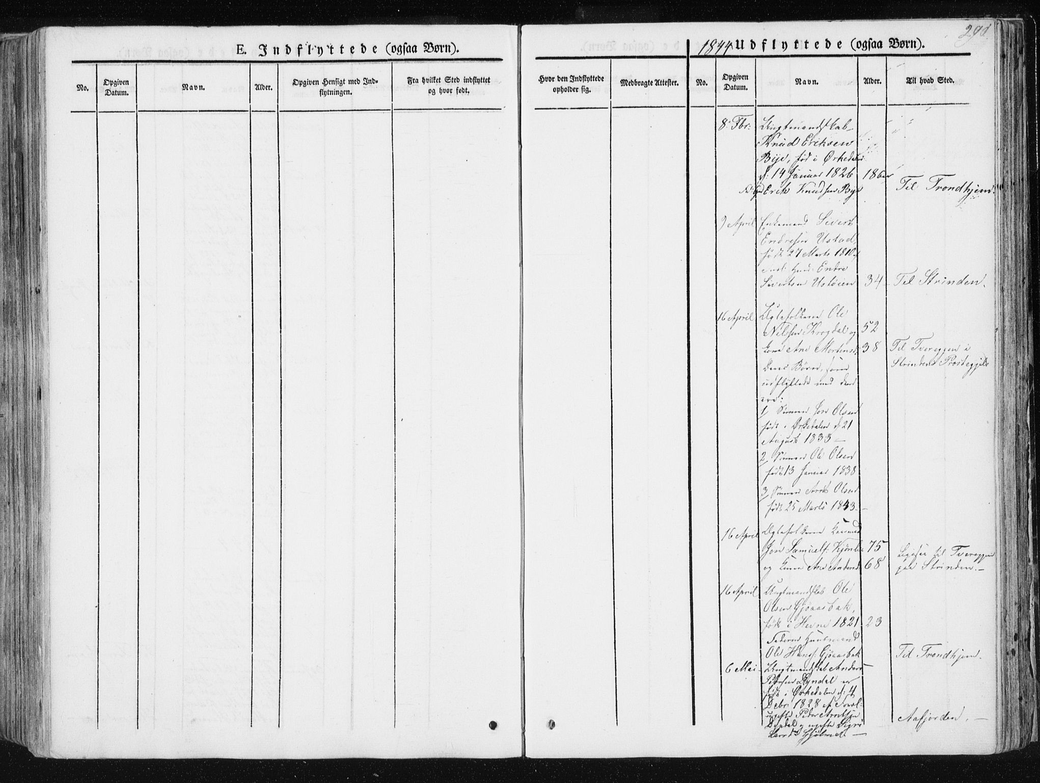 Ministerialprotokoller, klokkerbøker og fødselsregistre - Sør-Trøndelag, SAT/A-1456/668/L0805: Parish register (official) no. 668A05, 1840-1853, p. 290