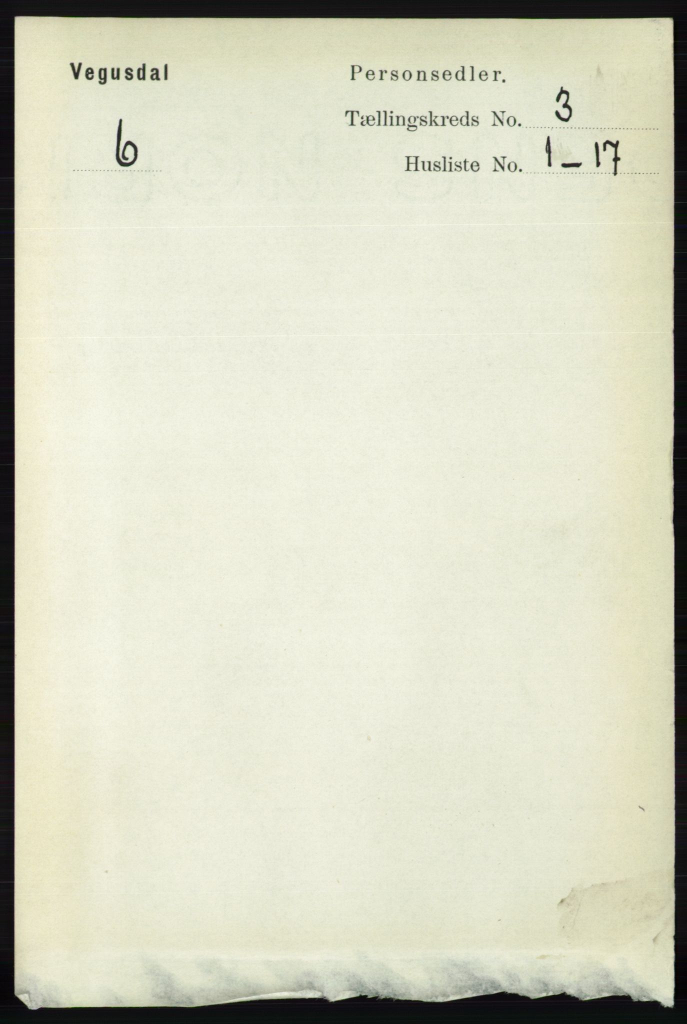 RA, 1891 census for 0934 Vegusdal, 1891, p. 552