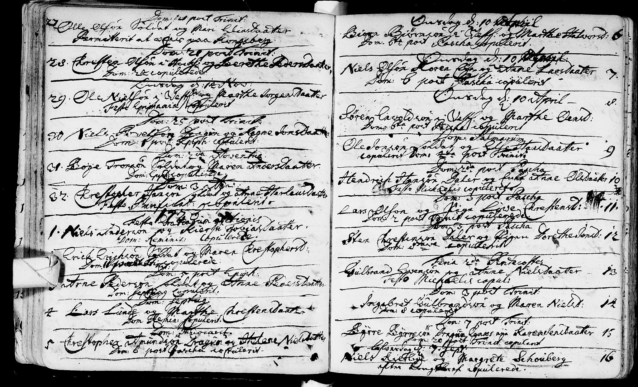 Eiker kirkebøker, SAKO/A-4/F/Fa/L0005: Parish register (official) no. I 5 /1, 1705-1759