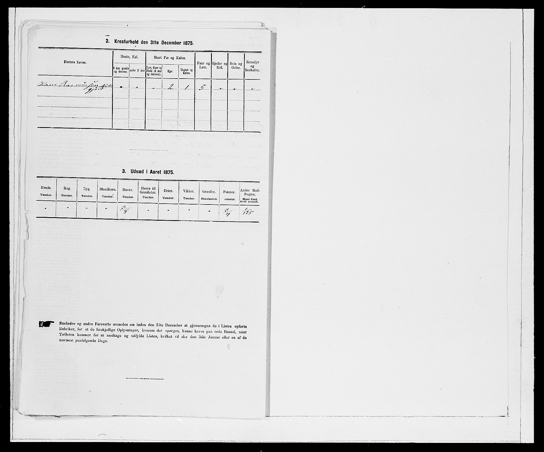 SAB, 1875 Census for 1442P Davik, 1875, p. 877