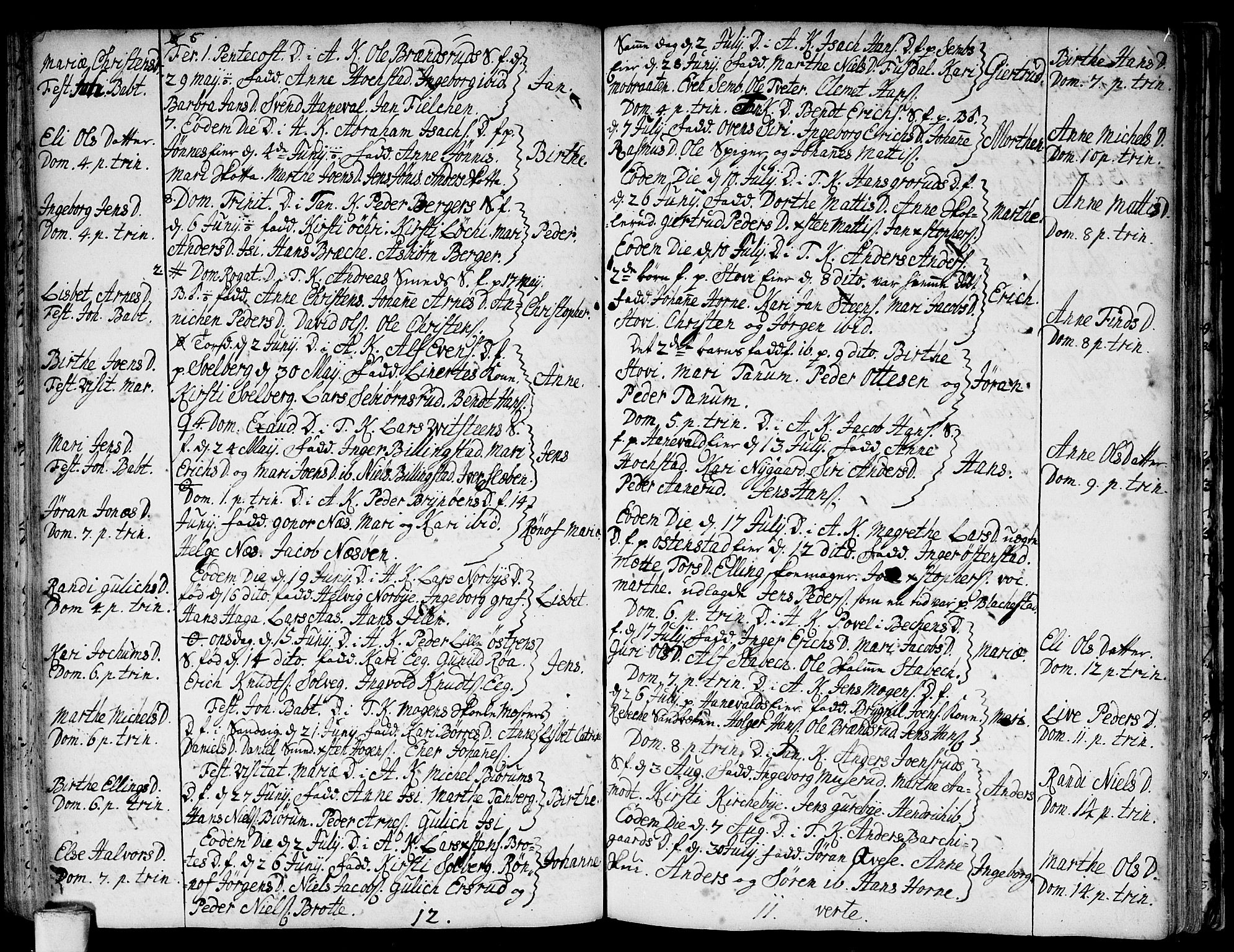 Asker prestekontor Kirkebøker, AV/SAO-A-10256a/F/Fa/L0001: Parish register (official) no. I 1, 1726-1744, p. 67