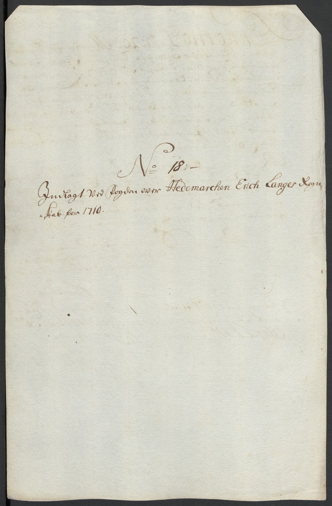 Rentekammeret inntil 1814, Reviderte regnskaper, Fogderegnskap, RA/EA-4092/R16/L1046: Fogderegnskap Hedmark, 1710, p. 303