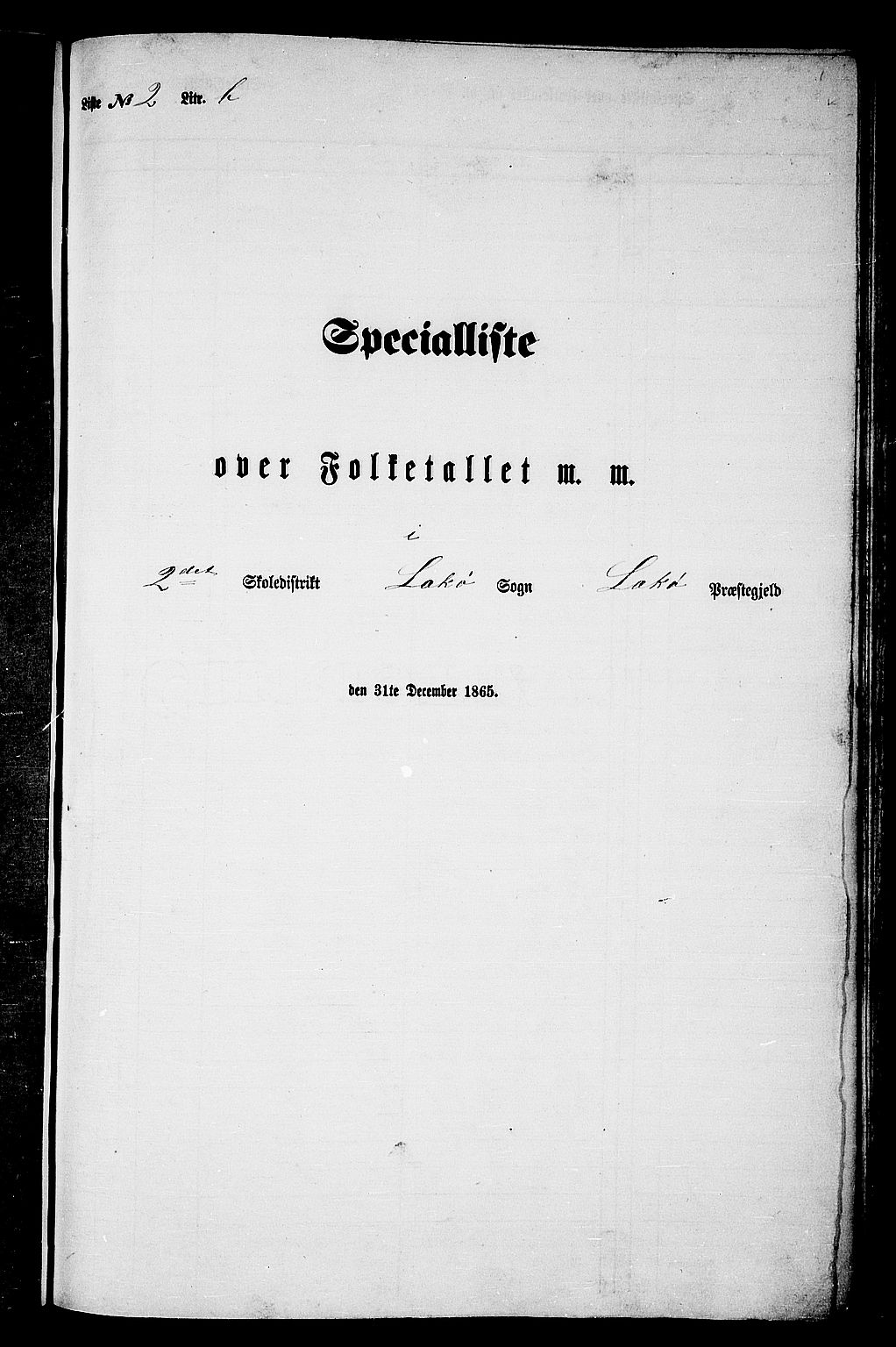 RA, 1865 census for Leka, 1865, p. 18