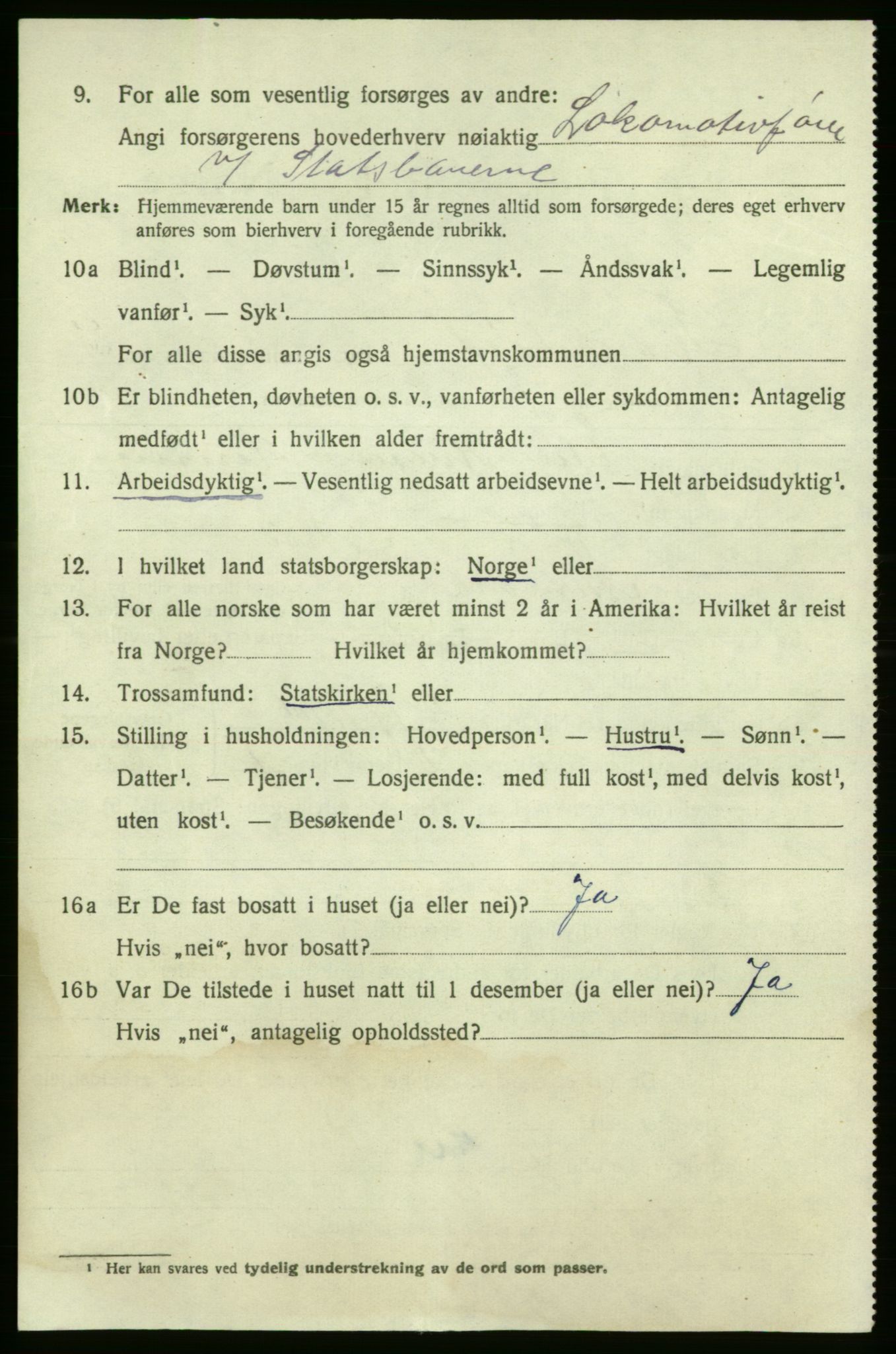 SAO, 1920 census for Fredrikshald, 1920, p. 14632