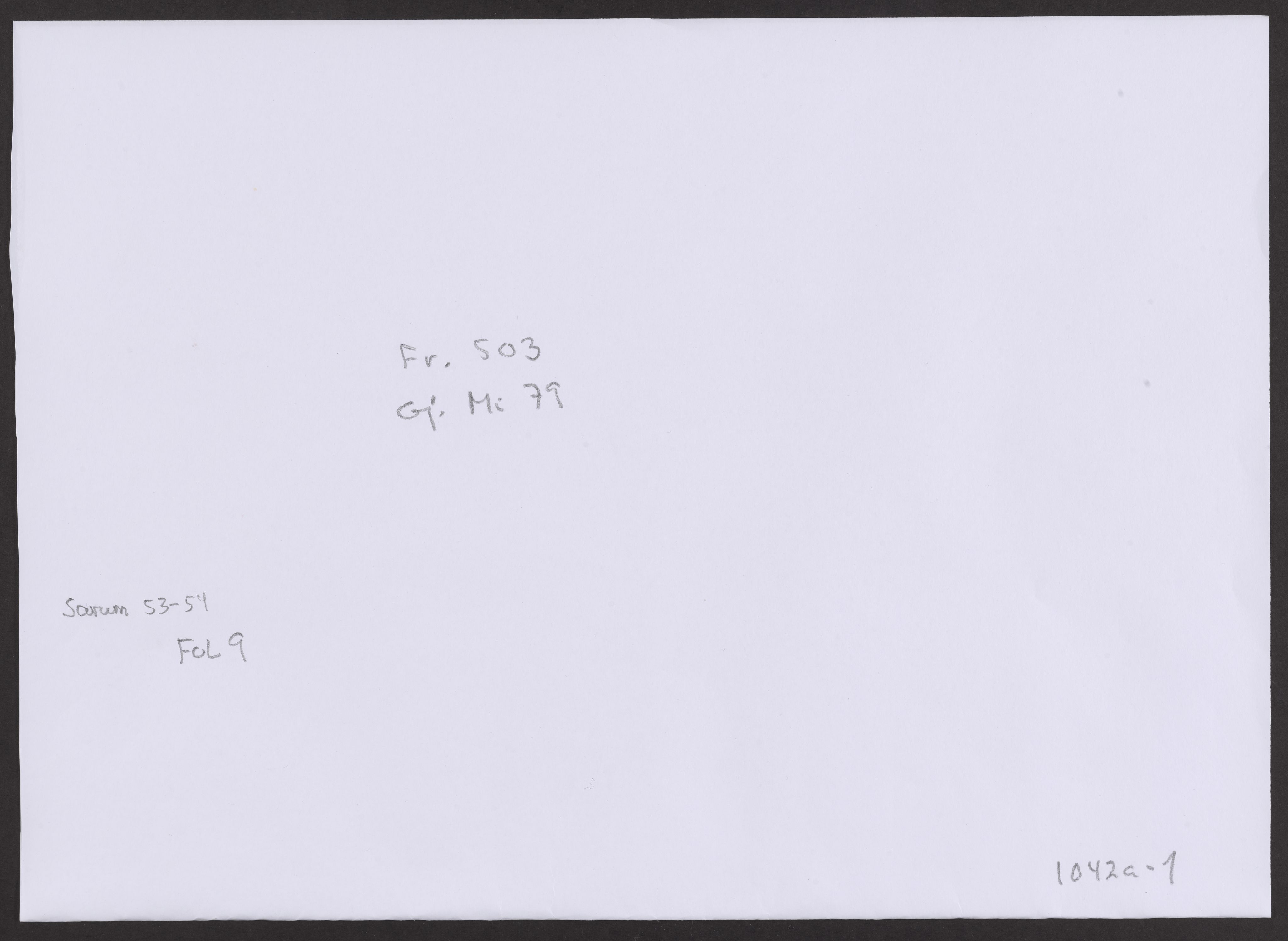 Riksarkivets diplomsamling, AV/RA-EA-5965/F27/F27A/F27Ab/L0001: Latinske fragmenter stort format, 1100-1536, p. 66
