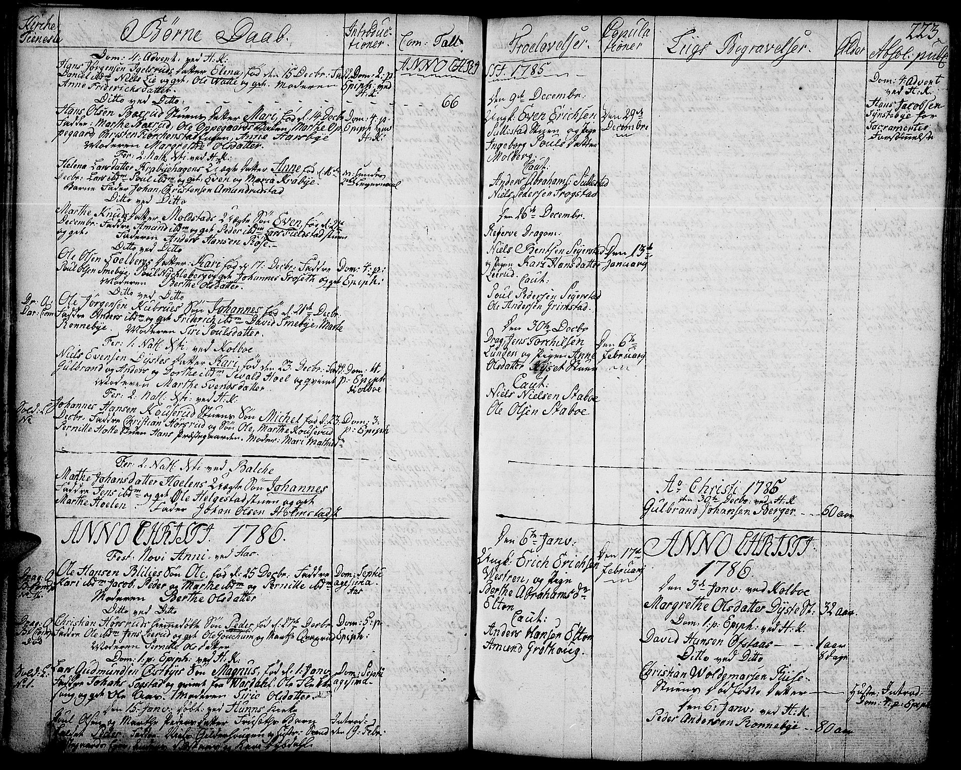 Toten prestekontor, SAH/PREST-102/H/Ha/Haa/L0006: Parish register (official) no. 6, 1773-1793, p. 223