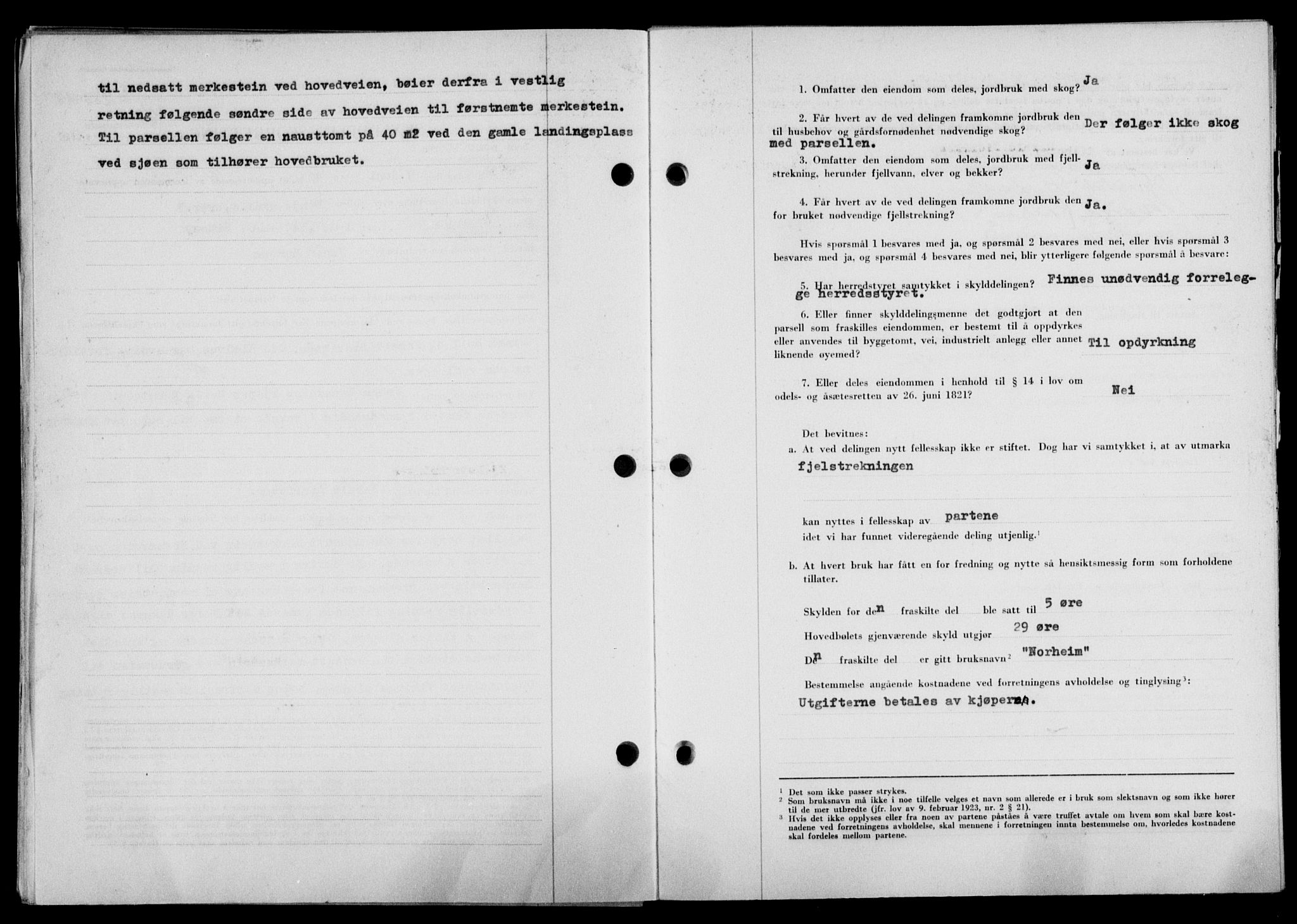 Lofoten sorenskriveri, SAT/A-0017/1/2/2C/L0018a: Mortgage book no. 18a, 1948-1948, Diary no: : 1283/1948