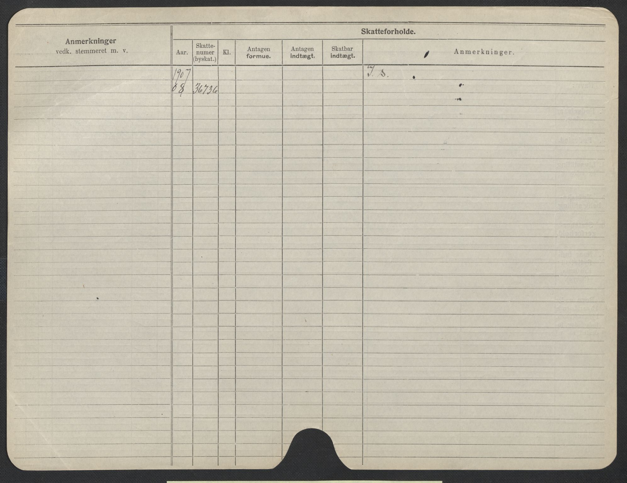 Oslo folkeregister, Registerkort, AV/SAO-A-11715/F/Fa/Fac/L0013: Kvinner, 1906-1914, p. 875b