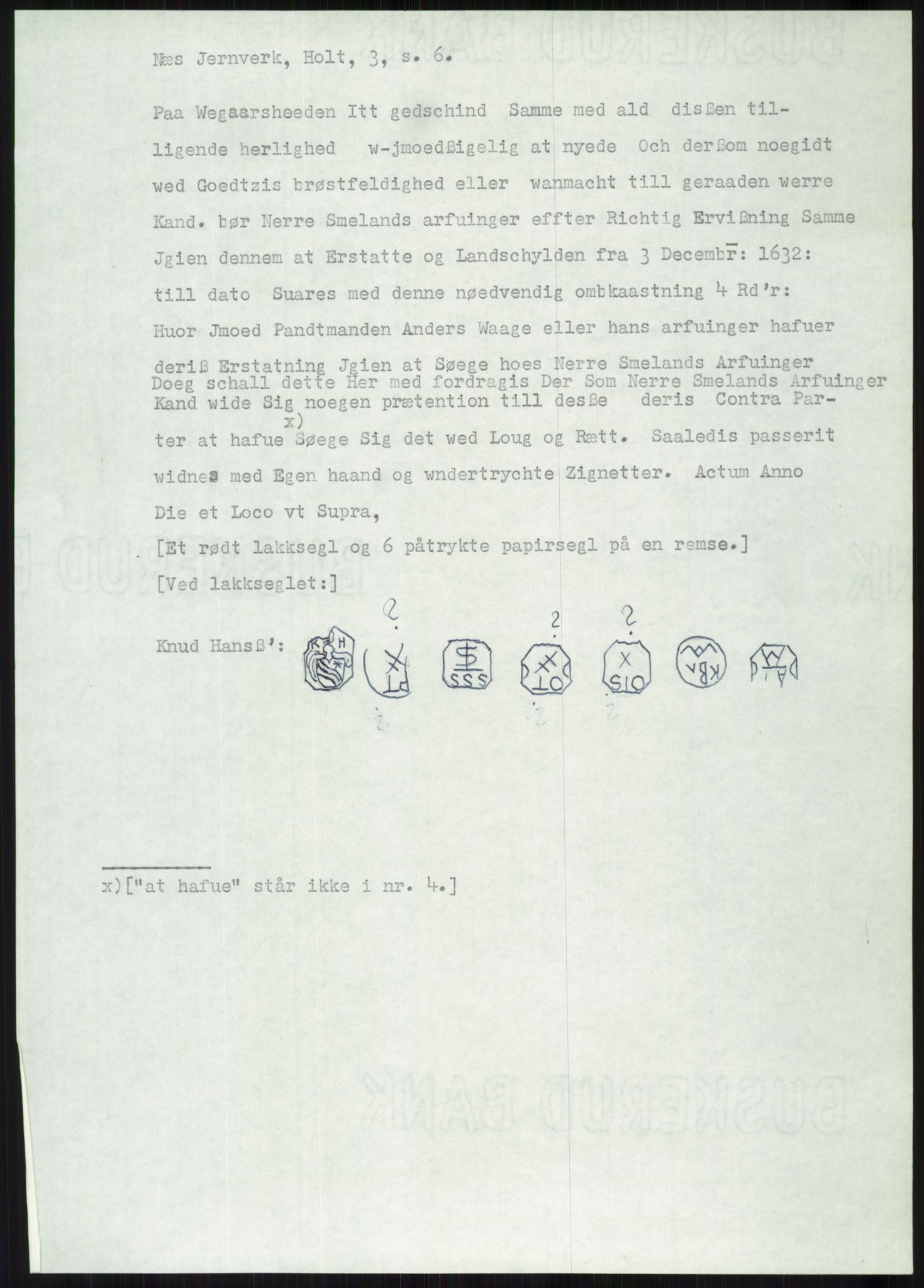 Samlinger til kildeutgivelse, Diplomavskriftsamlingen, AV/RA-EA-4053/H/Ha, p. 3248