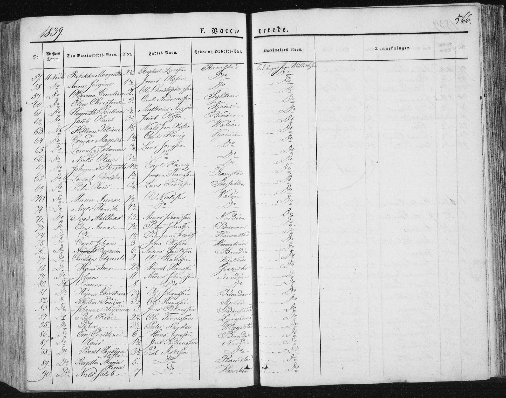 Ministerialprotokoller, klokkerbøker og fødselsregistre - Nord-Trøndelag, SAT/A-1458/784/L0669: Parish register (official) no. 784A04, 1829-1859, p. 566