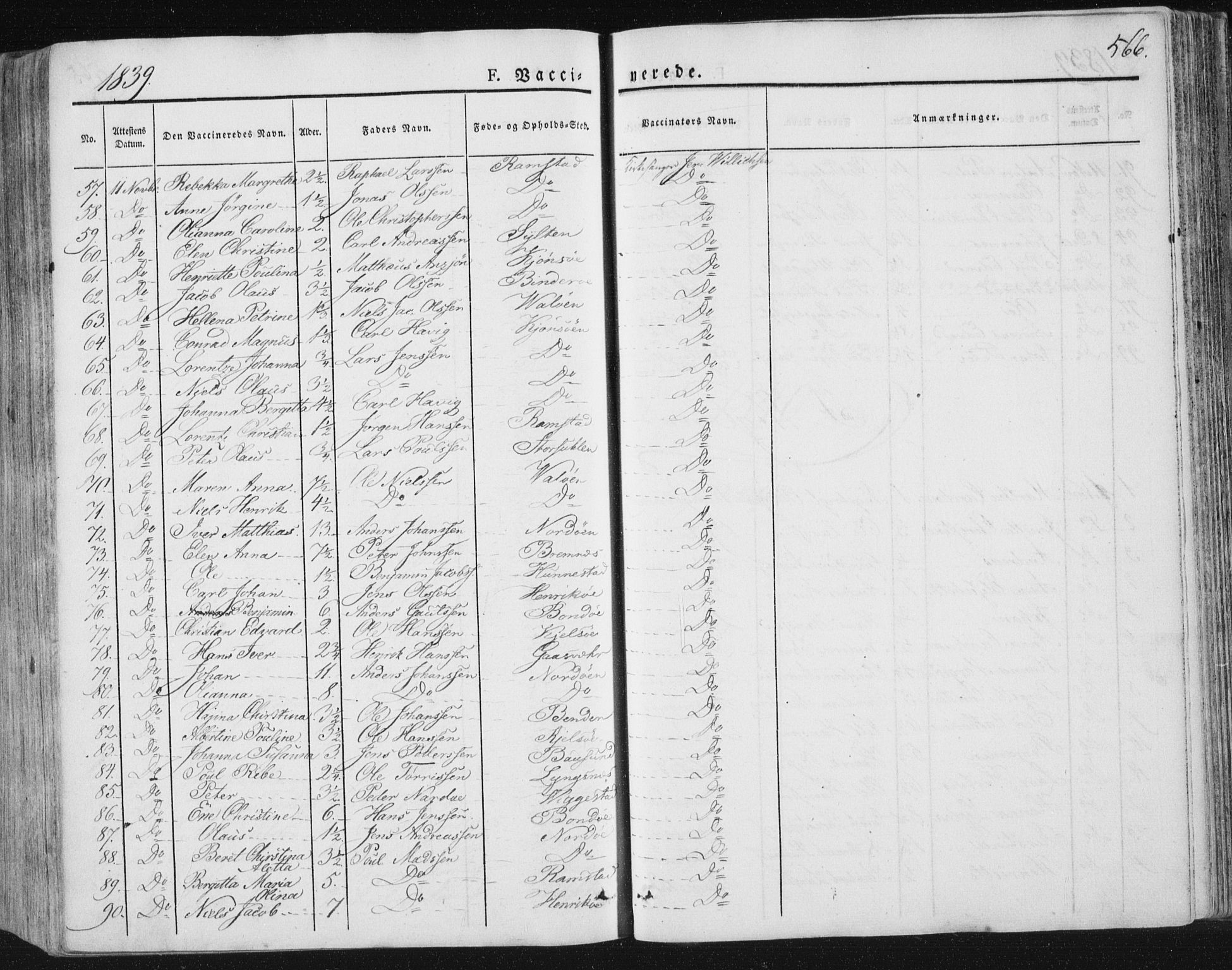 Ministerialprotokoller, klokkerbøker og fødselsregistre - Nord-Trøndelag, AV/SAT-A-1458/784/L0669: Parish register (official) no. 784A04, 1829-1859, p. 566