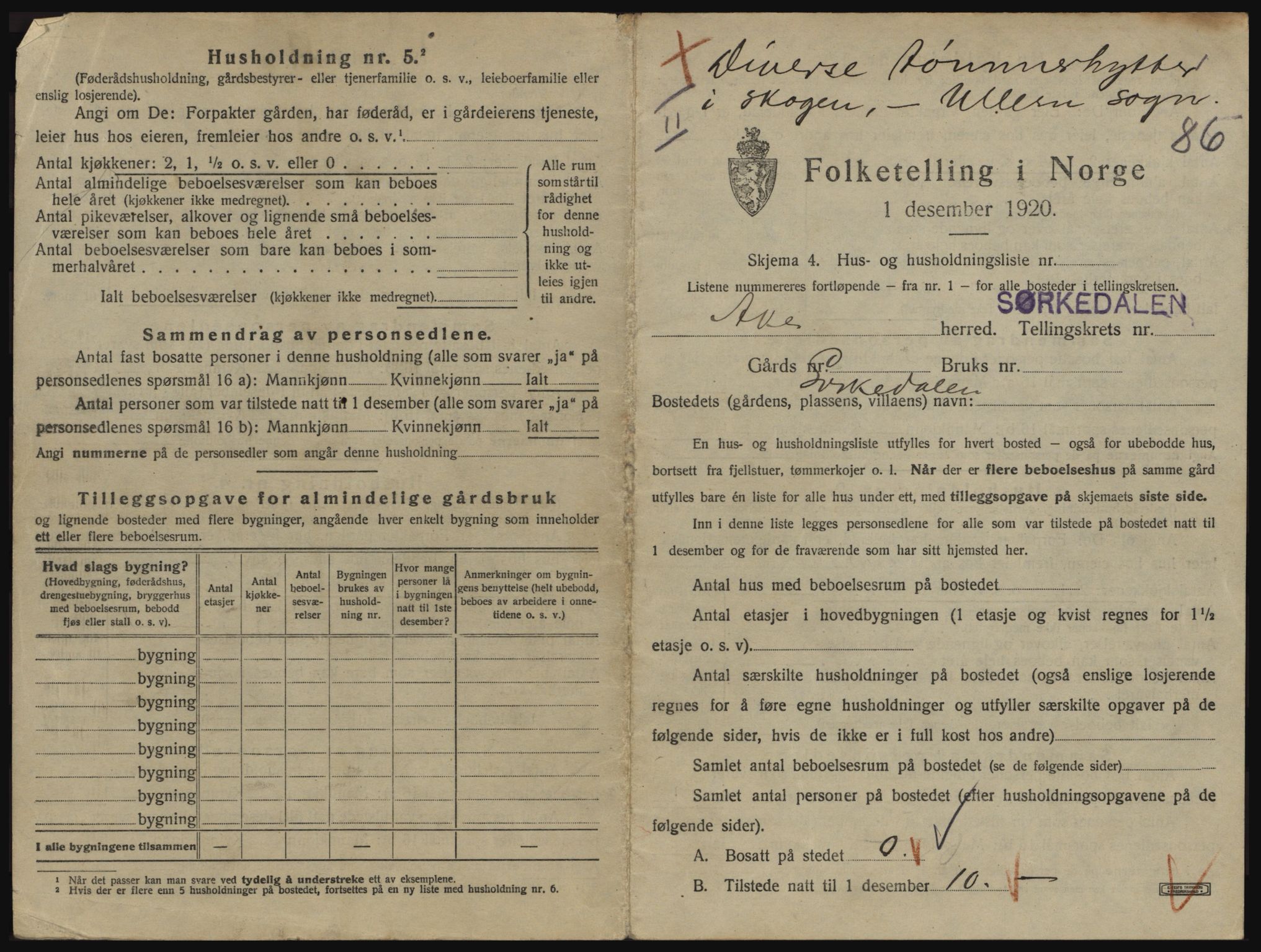 SAO, 1920 census for Aker, 1920, p. 13380