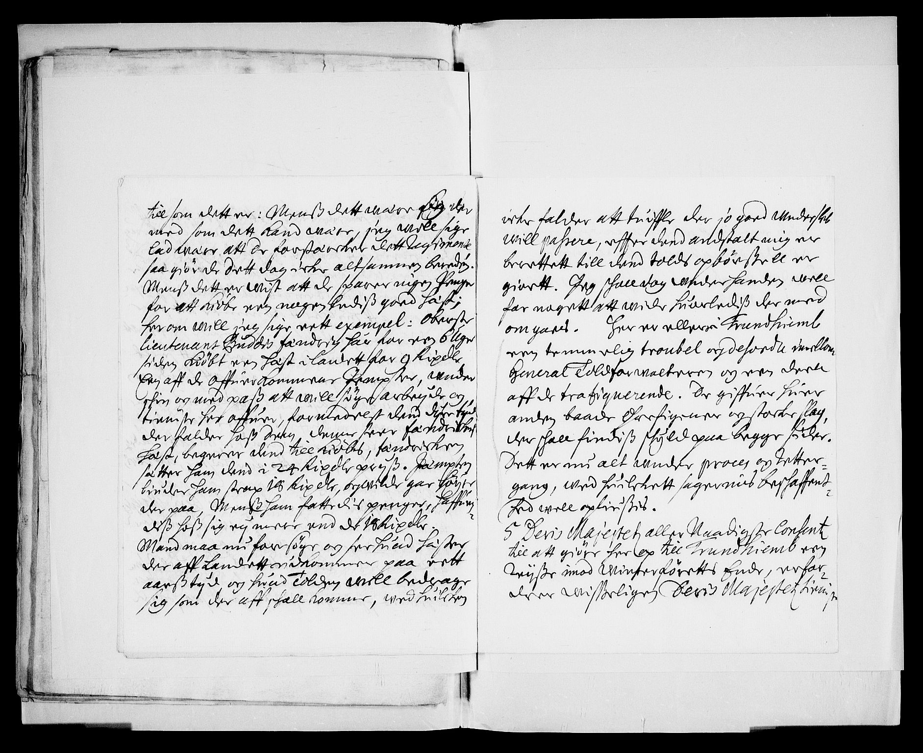 Danske Kanselli, Skapsaker, AV/RA-EA-4061/G/L0016: Tillegg til skapsakene, 1704-1722, p. 30