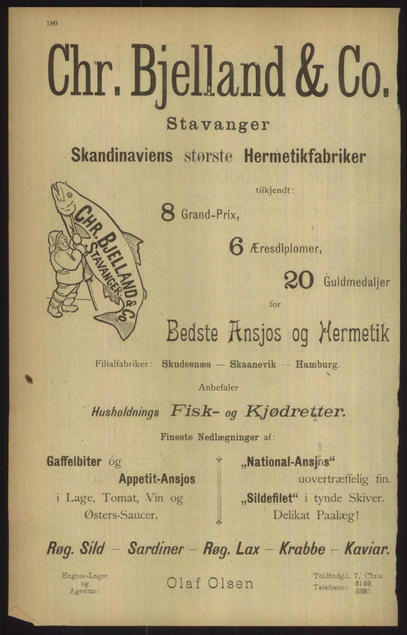 Kristiania/Oslo adressebok, PUBL/-, 1911, p. 180