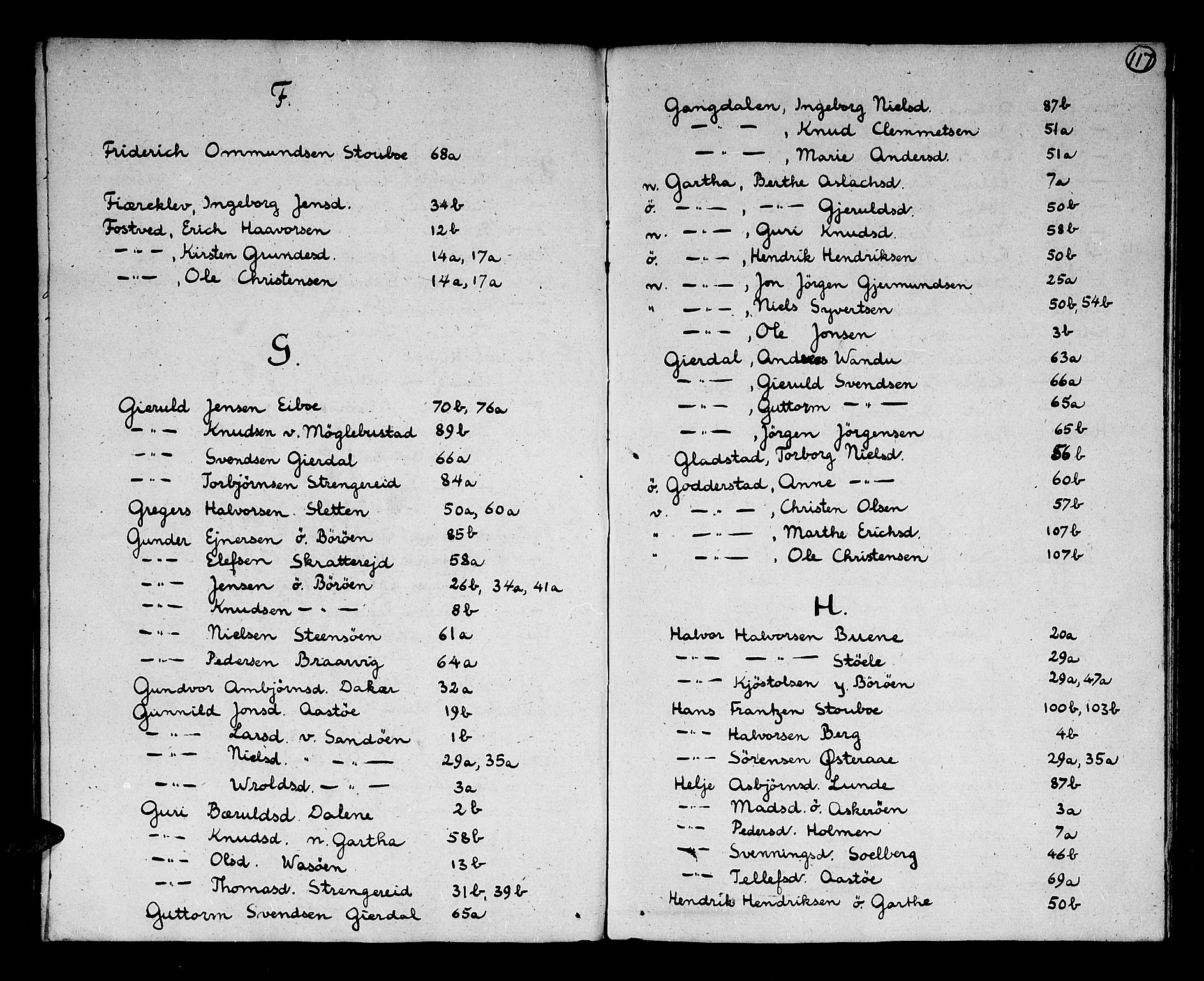 Nedenes sorenskriveri før 1824, AV/SAK-1221-0007/H/Hc/L0049: Skifteprotokoll med register nr 34, 1804-1824, p. 117