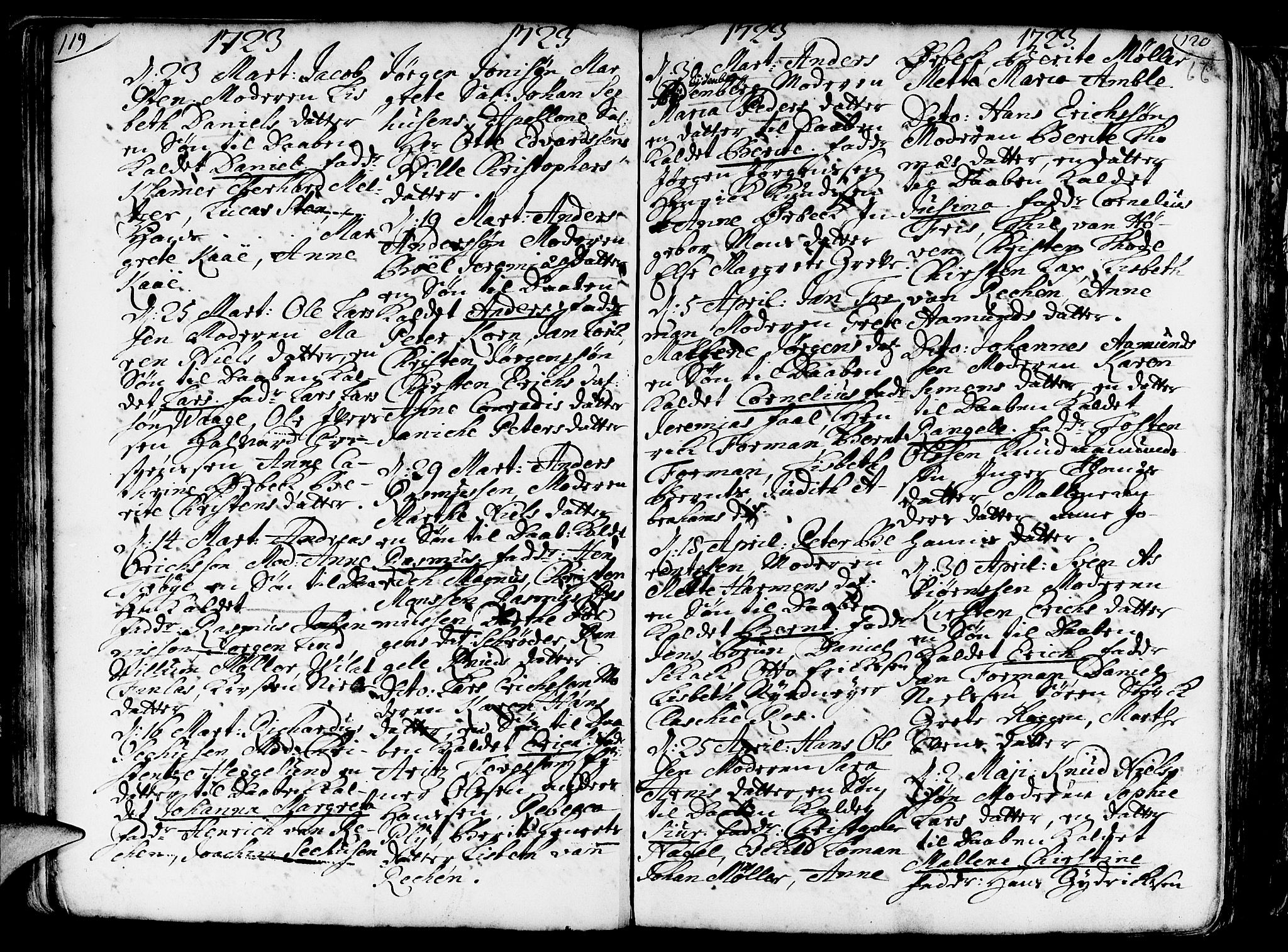 Nykirken Sokneprestembete, AV/SAB-A-77101/H/Haa/L0003: Parish register (official) no. A 3, 1717-1764, p. 66