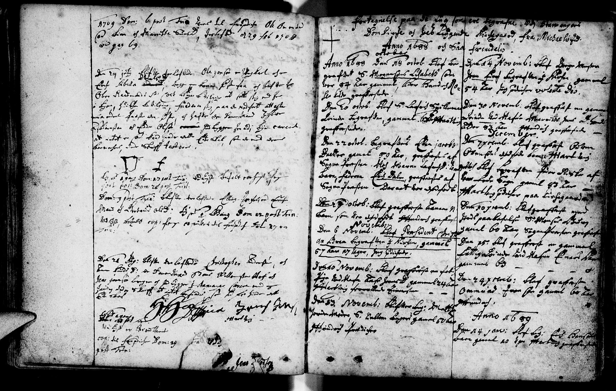 Domkirken sokneprestkontor, SAST/A-101812/001/30/30BA/L0001: Parish register (official) no. A 1 /1, 1688-1727