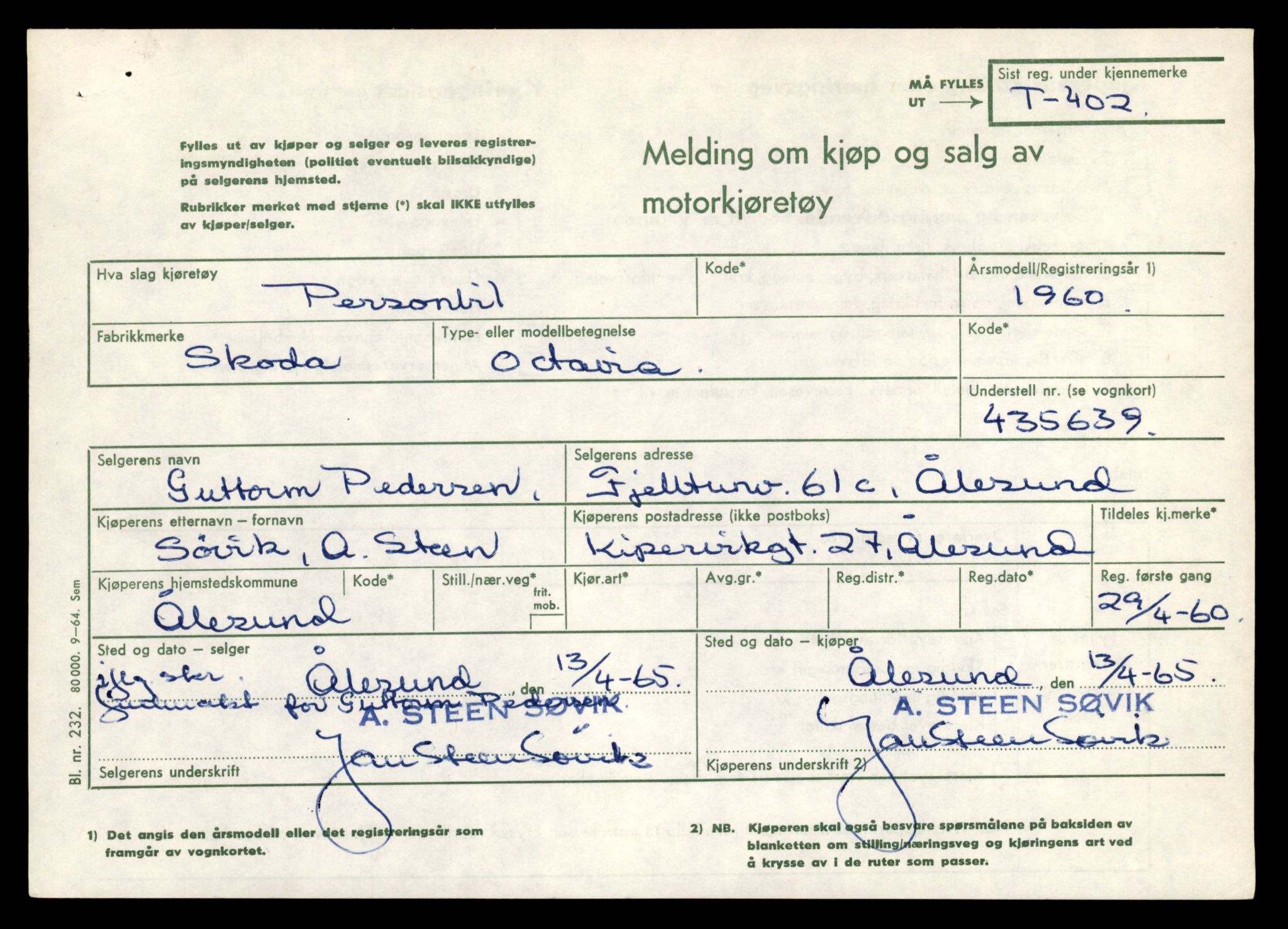 Møre og Romsdal vegkontor - Ålesund trafikkstasjon, SAT/A-4099/F/Fe/L0004: Registreringskort for kjøretøy T 341 - T 442, 1927-1998, p. 1739