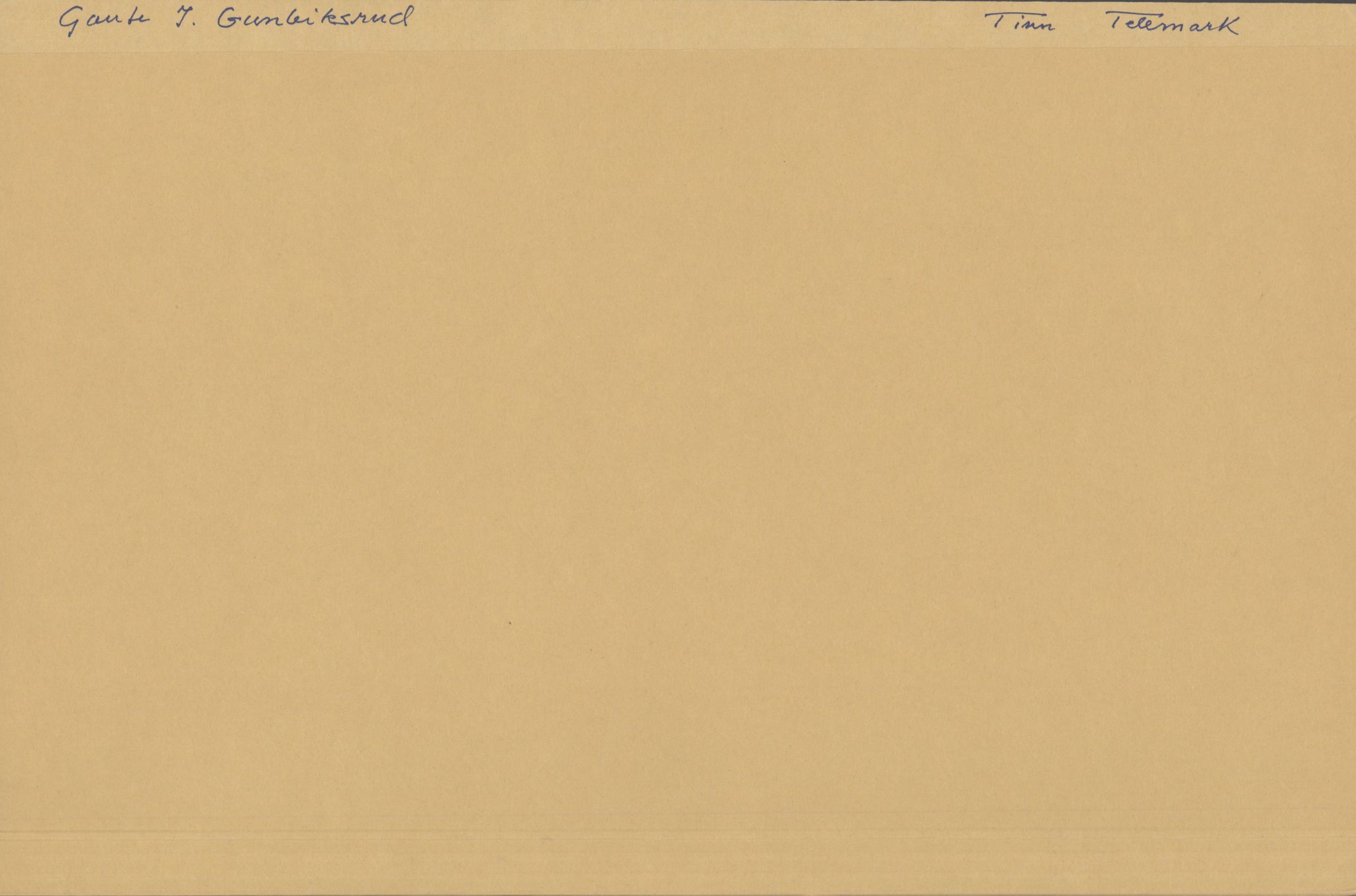 Samlinger til kildeutgivelse, Amerikabrevene, AV/RA-EA-4057/F/L0024: Innlån fra Telemark: Gunleiksrud - Willard, 1838-1914, p. 1
