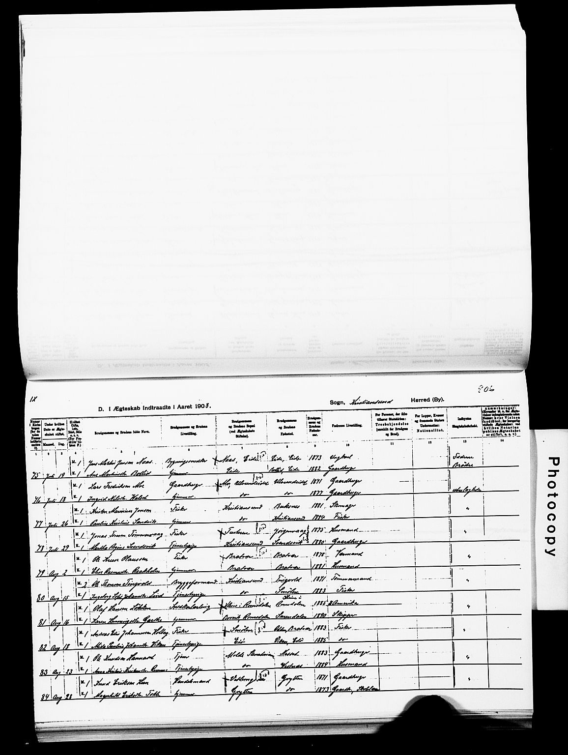 Ministerialprotokoller, klokkerbøker og fødselsregistre - Møre og Romsdal, AV/SAT-A-1454/572/L0859: Parish register (official) no. 572D03, 1903-1916