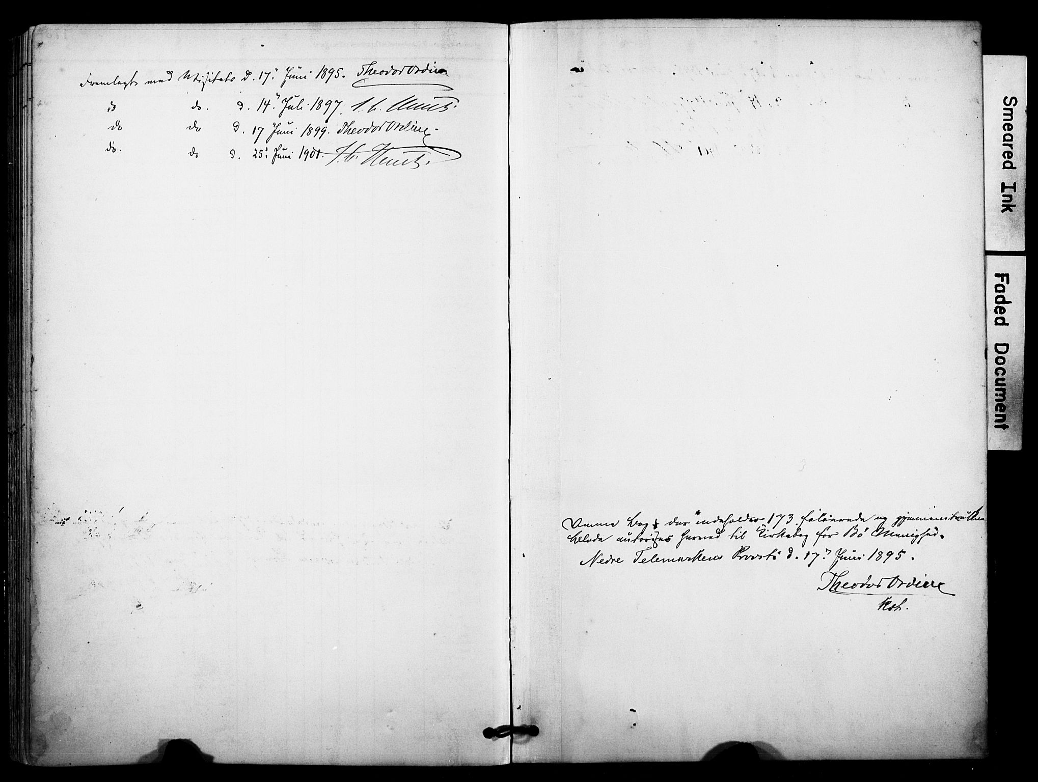 Bø kirkebøker, SAKO/A-257/F/Fa/L0011: Parish register (official) no. 11, 1892-1900
