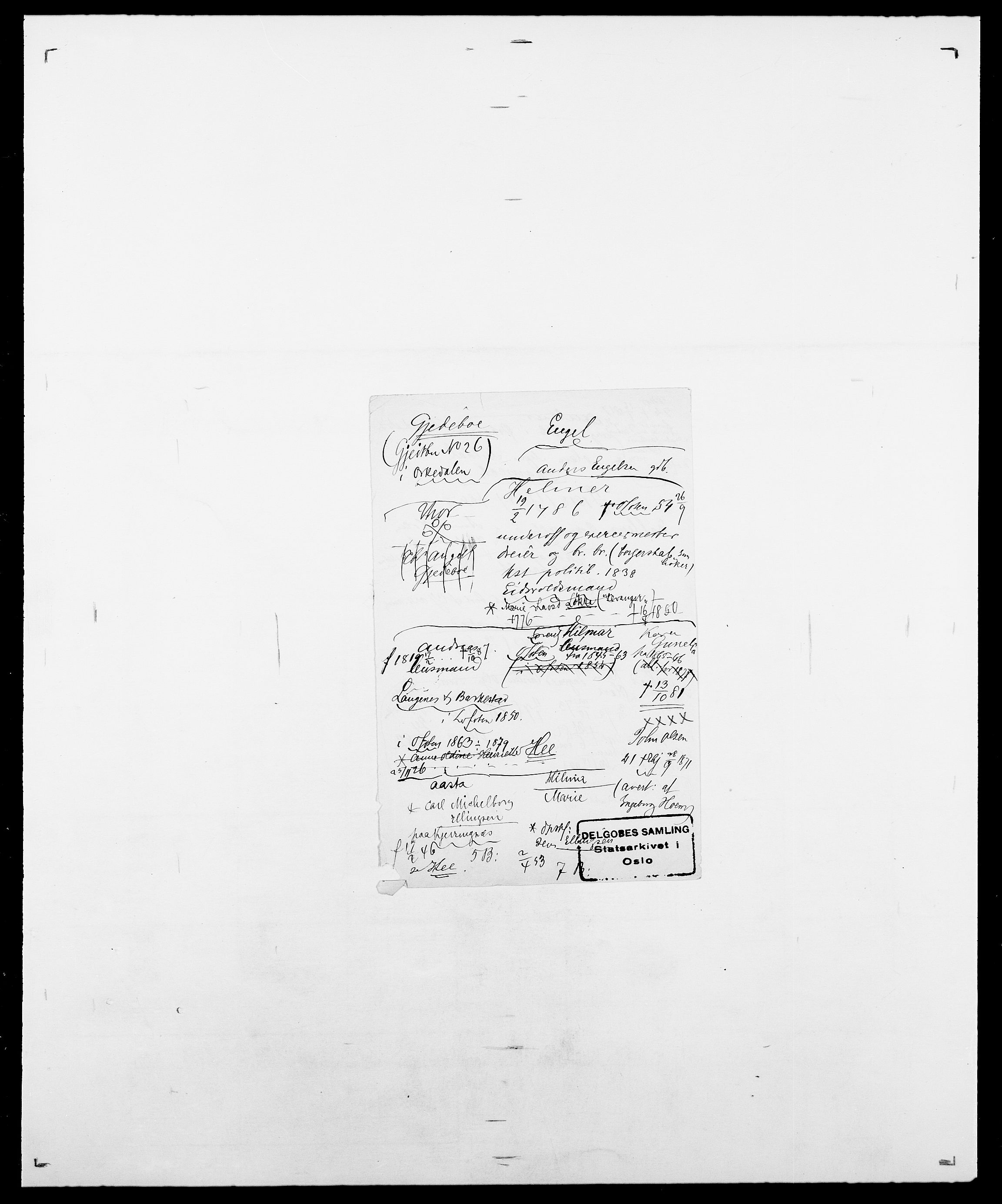 Delgobe, Charles Antoine - samling, SAO/PAO-0038/D/Da/L0014: Giebdhausen - Grip, p. 93