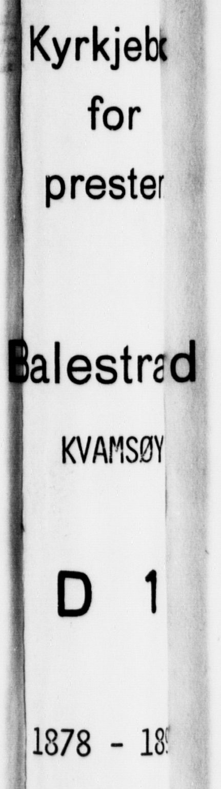 Vik sokneprestembete, AV/SAB-A-81501/H/Haa/Haad/L0001: Parish register (official) no. D 1, 1878-1890