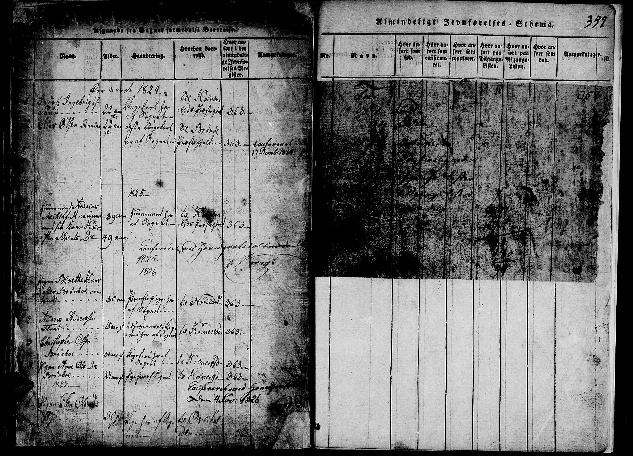 Ministerialprotokoller, klokkerbøker og fødselsregistre - Nord-Trøndelag, SAT/A-1458/765/L0562: Parish register (copy) no. 765C01, 1817-1851, p. 359