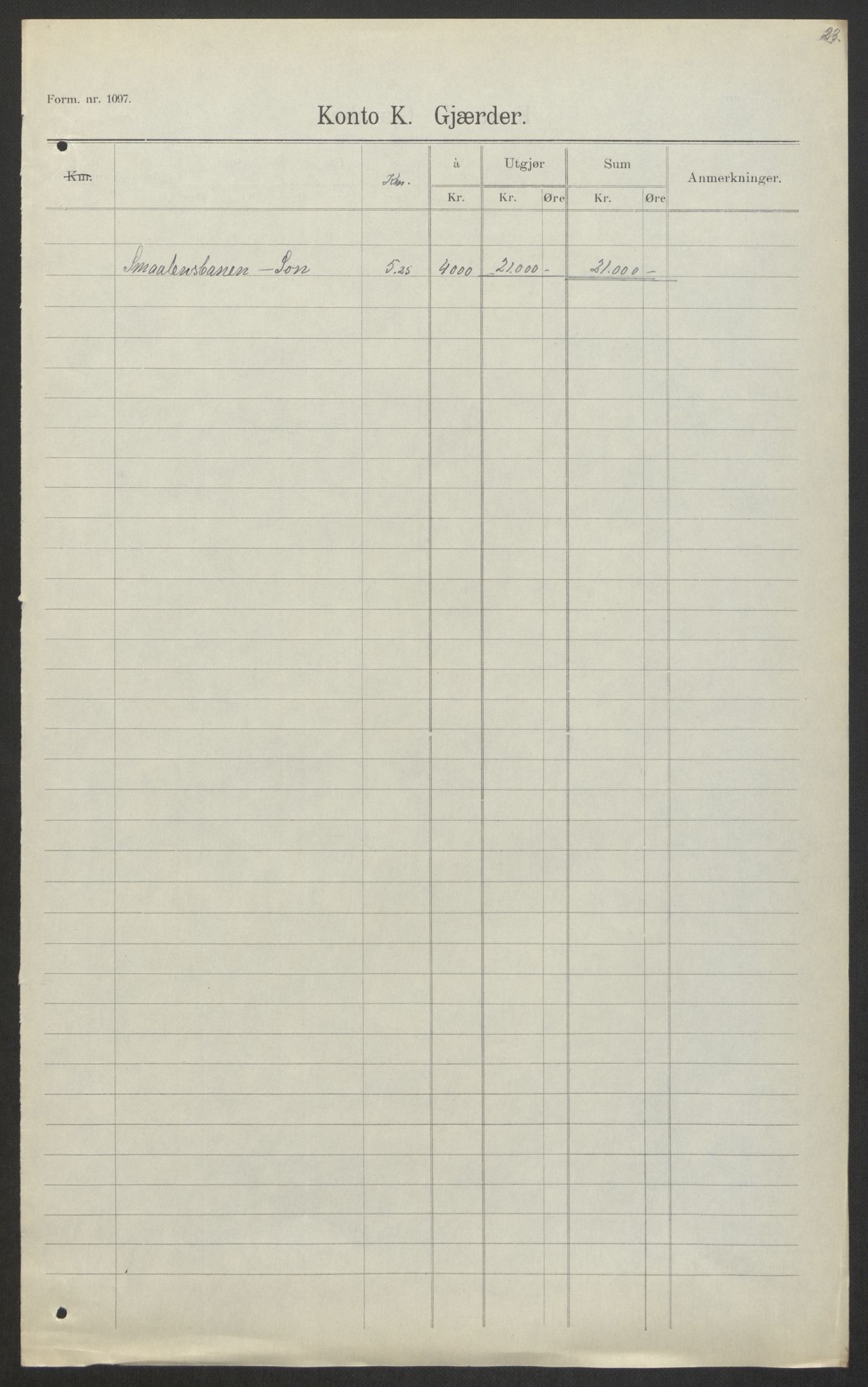 Norges Statsbaner, Baneavdelingen B, AV/RA-S-1619/1/F/Fa/L0042: NORGE-JYLLAND, 1920, p. 80