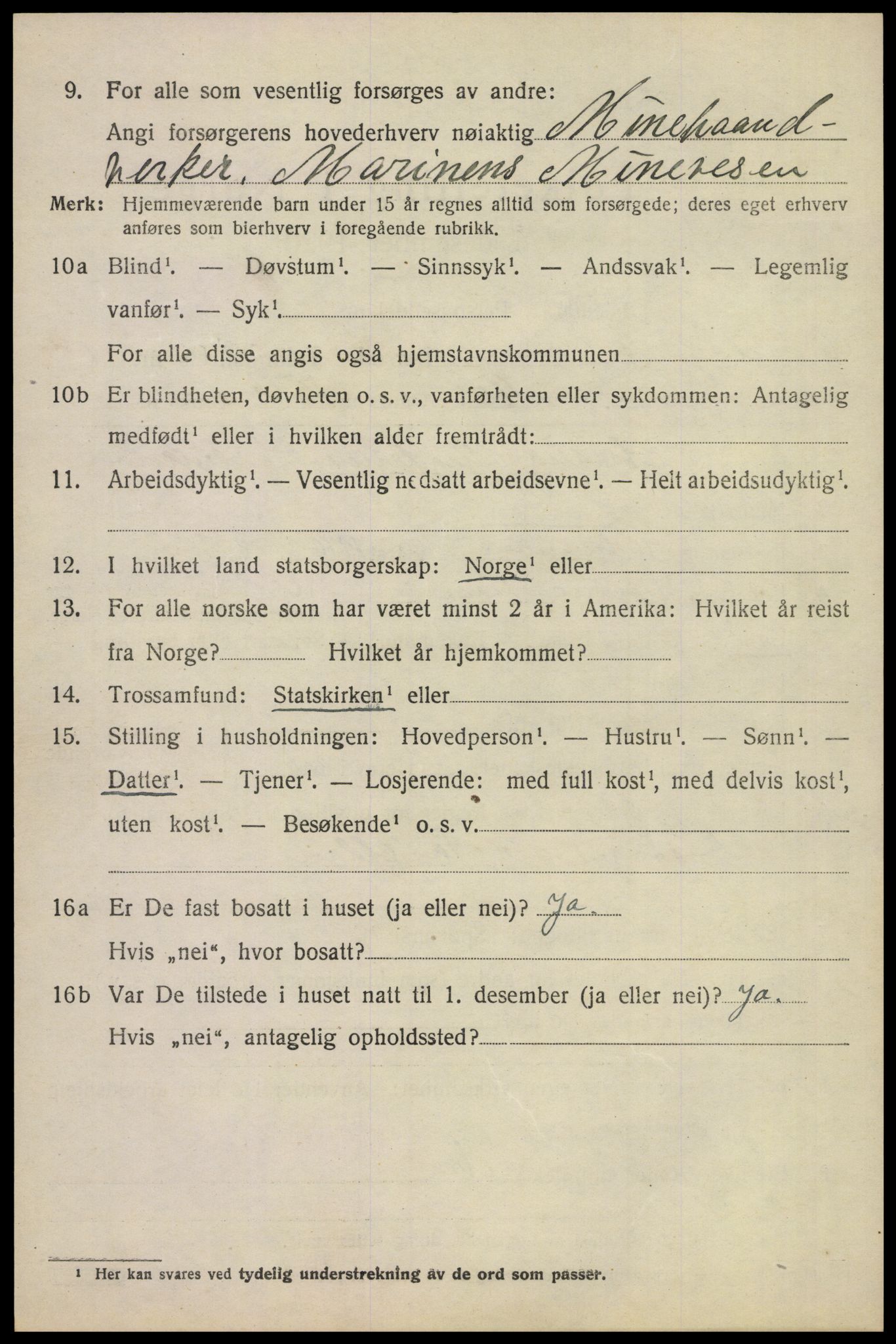 SAKO, 1920 census for Borre, 1920, p. 1923