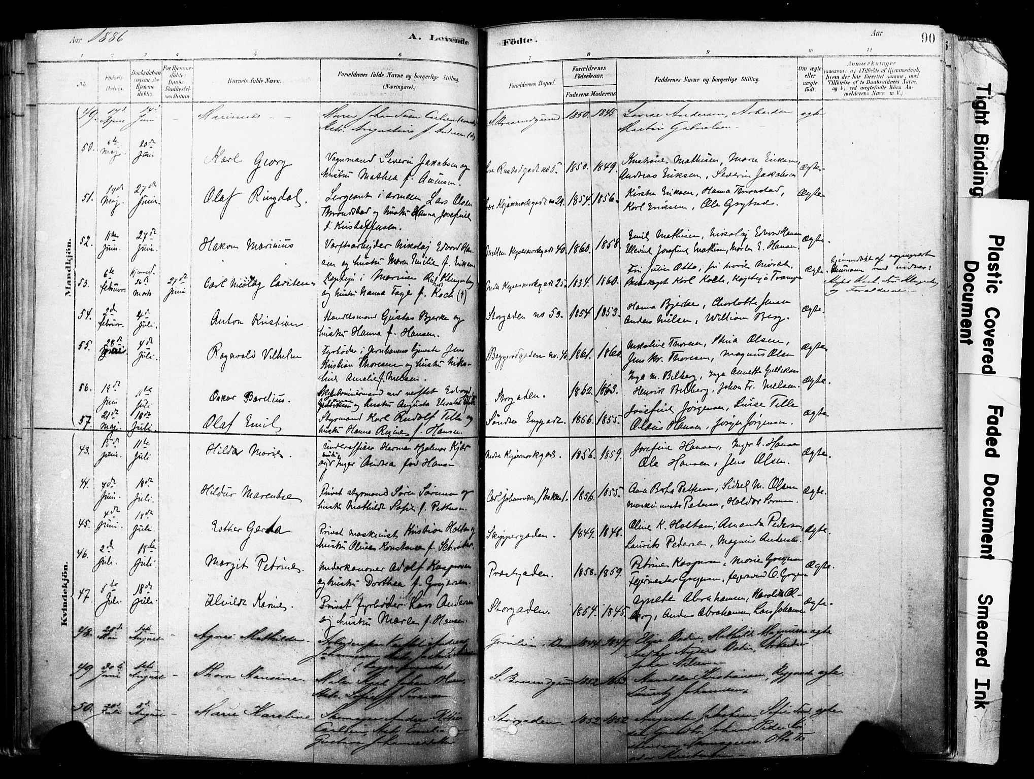 Horten kirkebøker, AV/SAKO-A-348/F/Fa/L0003: Parish register (official) no. 3, 1878-1887, p. 90