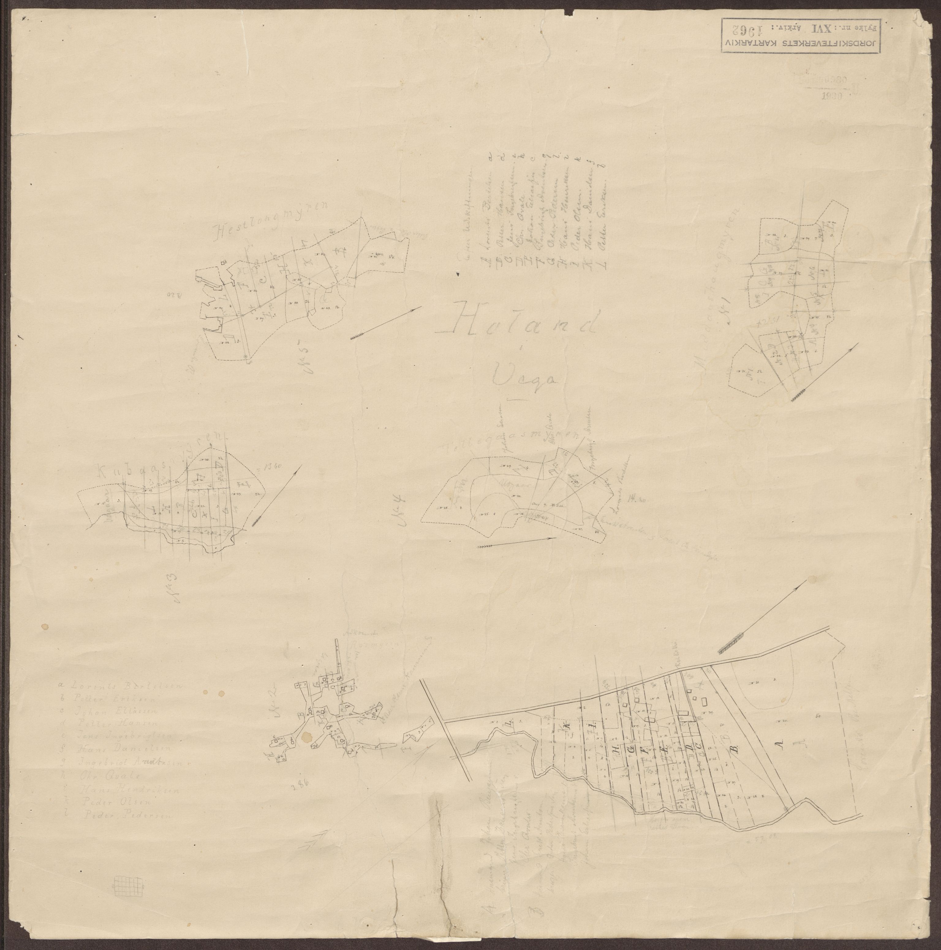 Jordskifteverkets kartarkiv, AV/RA-S-3929/T, 1859-1988, p. 2373