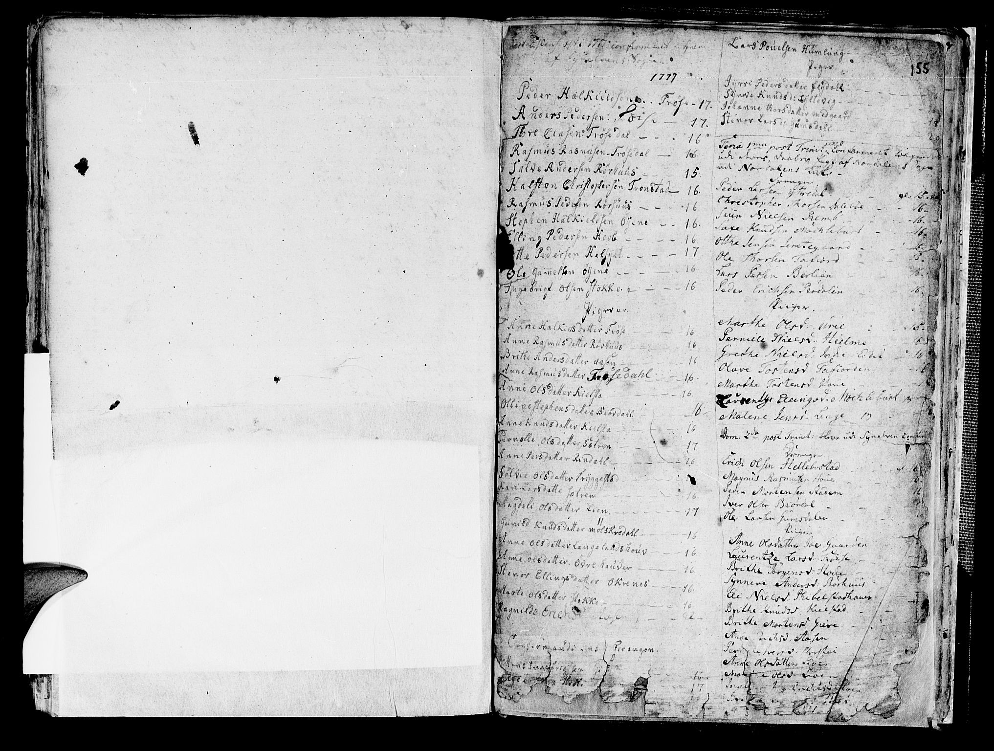 Ministerialprotokoller, klokkerbøker og fødselsregistre - Møre og Romsdal, SAT/A-1454/519/L0245: Parish register (official) no. 519A04, 1774-1816, p. 155