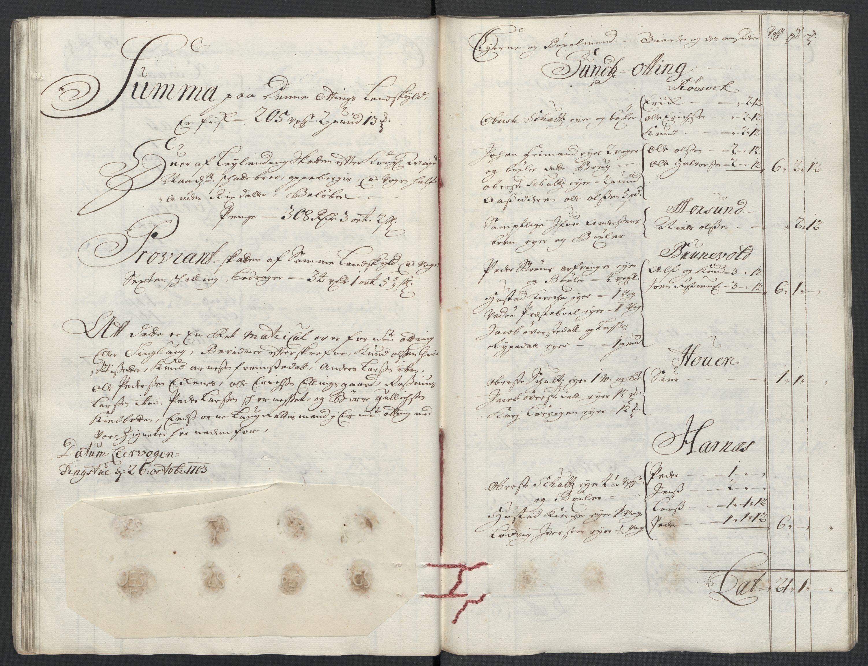 Rentekammeret inntil 1814, Reviderte regnskaper, Fogderegnskap, RA/EA-4092/R55/L3656: Fogderegnskap Romsdal, 1703-1705, p. 57