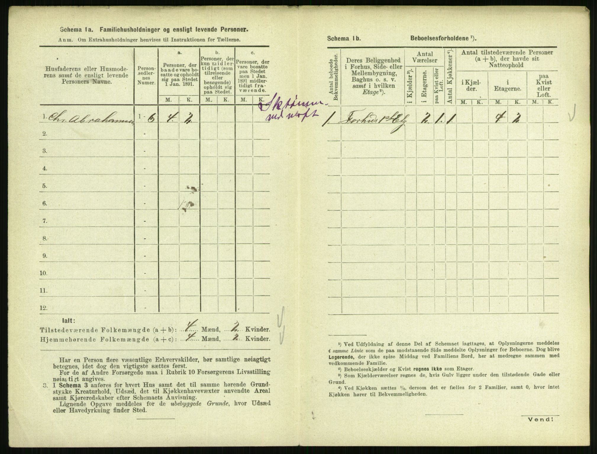 RA, 1891 census for 0805 Porsgrunn, 1891, p. 764