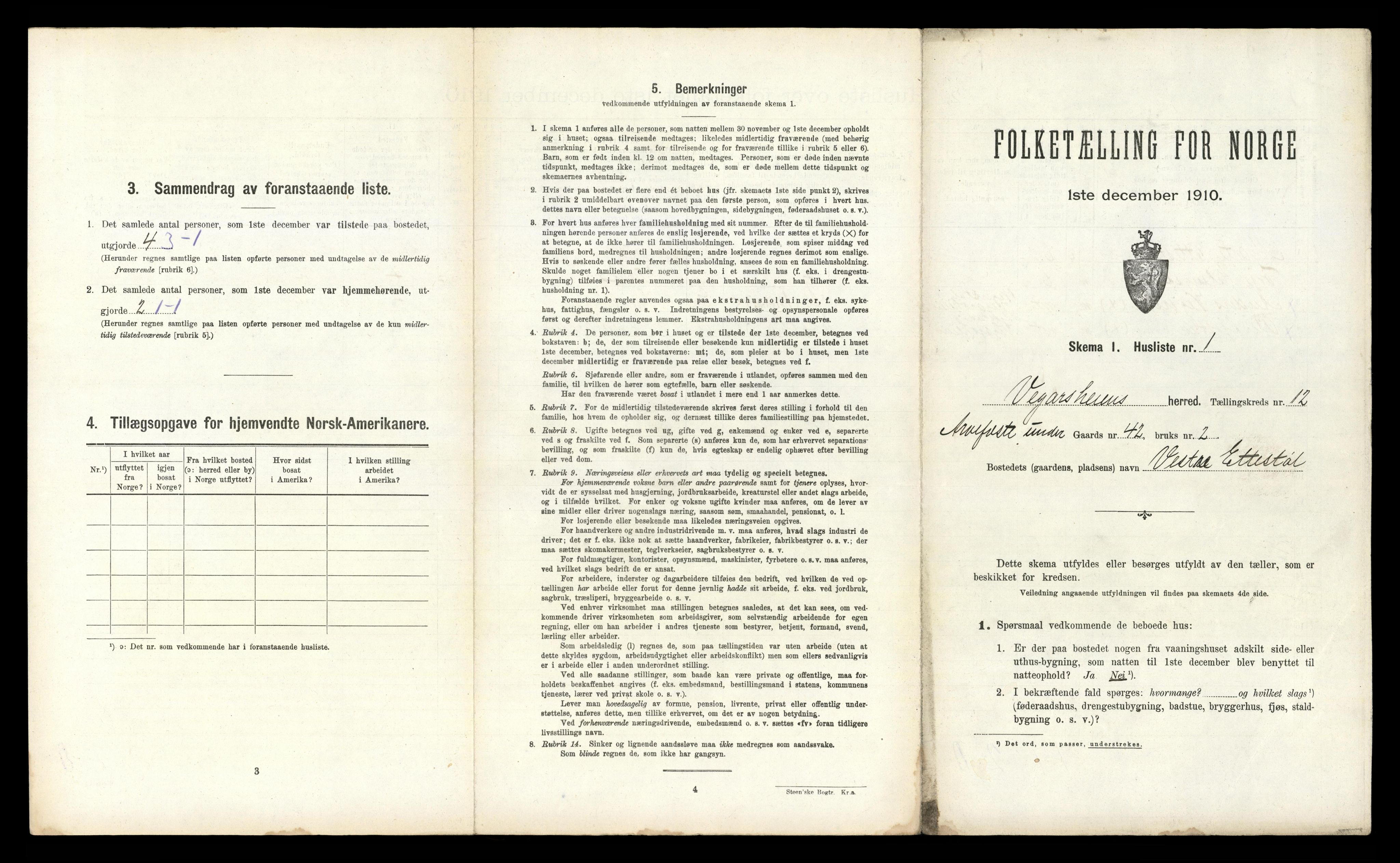 RA, 1910 census for Vegårshei, 1910, p. 550